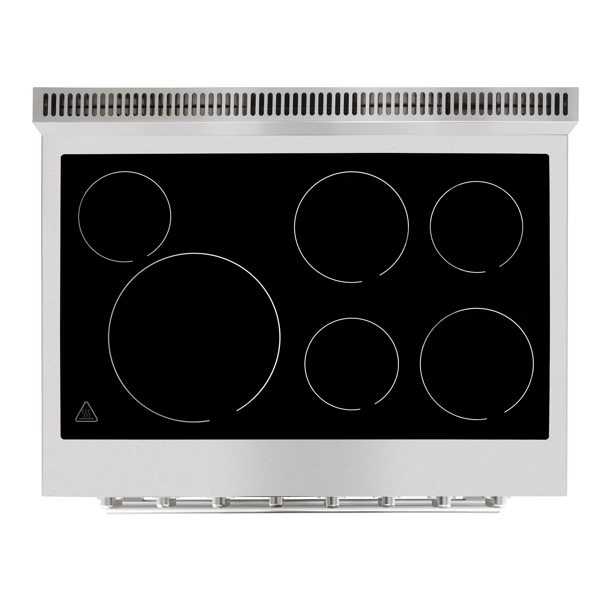 Forno Paolo 36-Inch Freestanding Electric Range with 5.44 cu. ft. True Convection Oven, Stainless Steel (Model FFSEL6011-36)