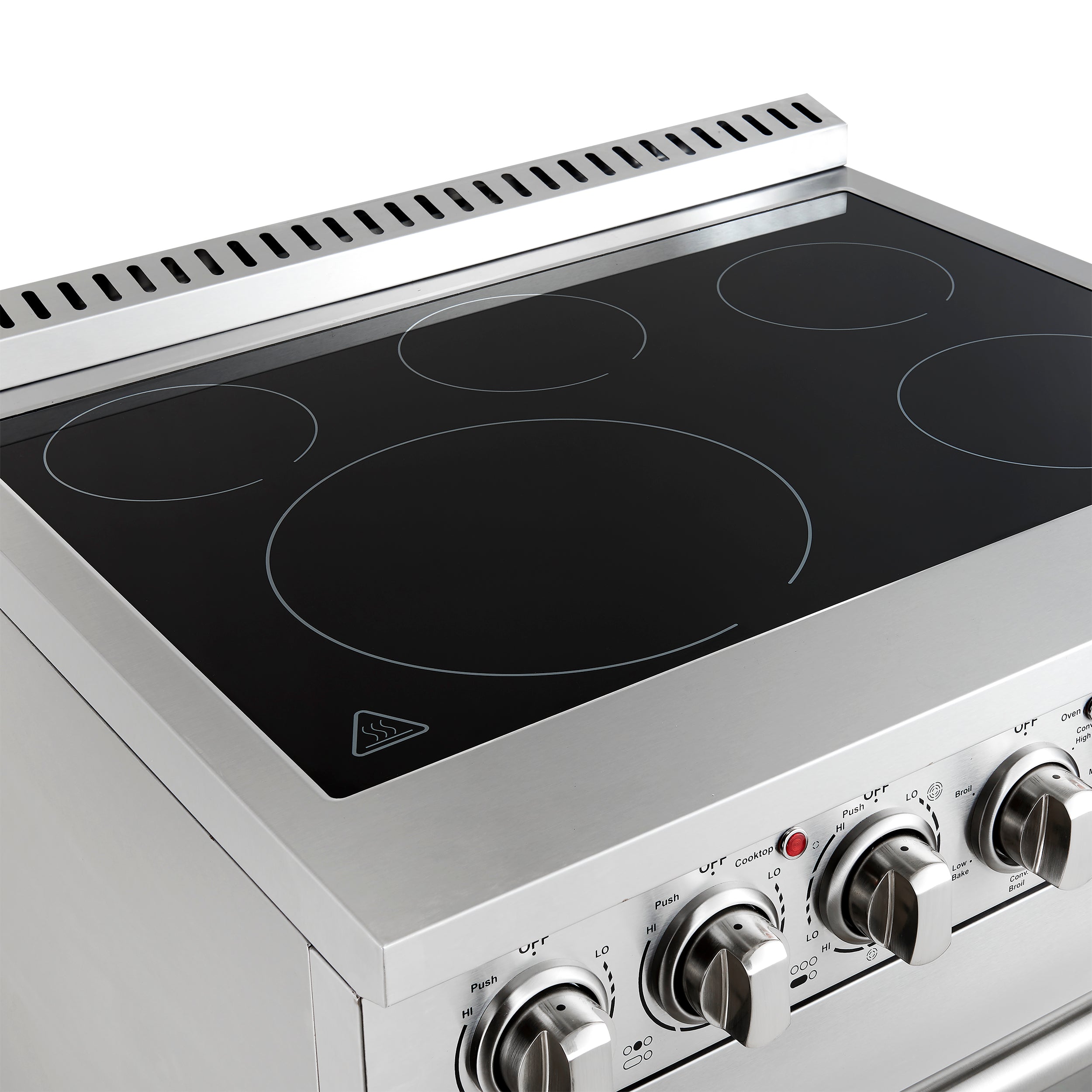 Forno Paolo 30-Inch Freestanding Electric Range, 4.38 Cu. Ft., Stainless Steel (Model FFSEL6011-30)