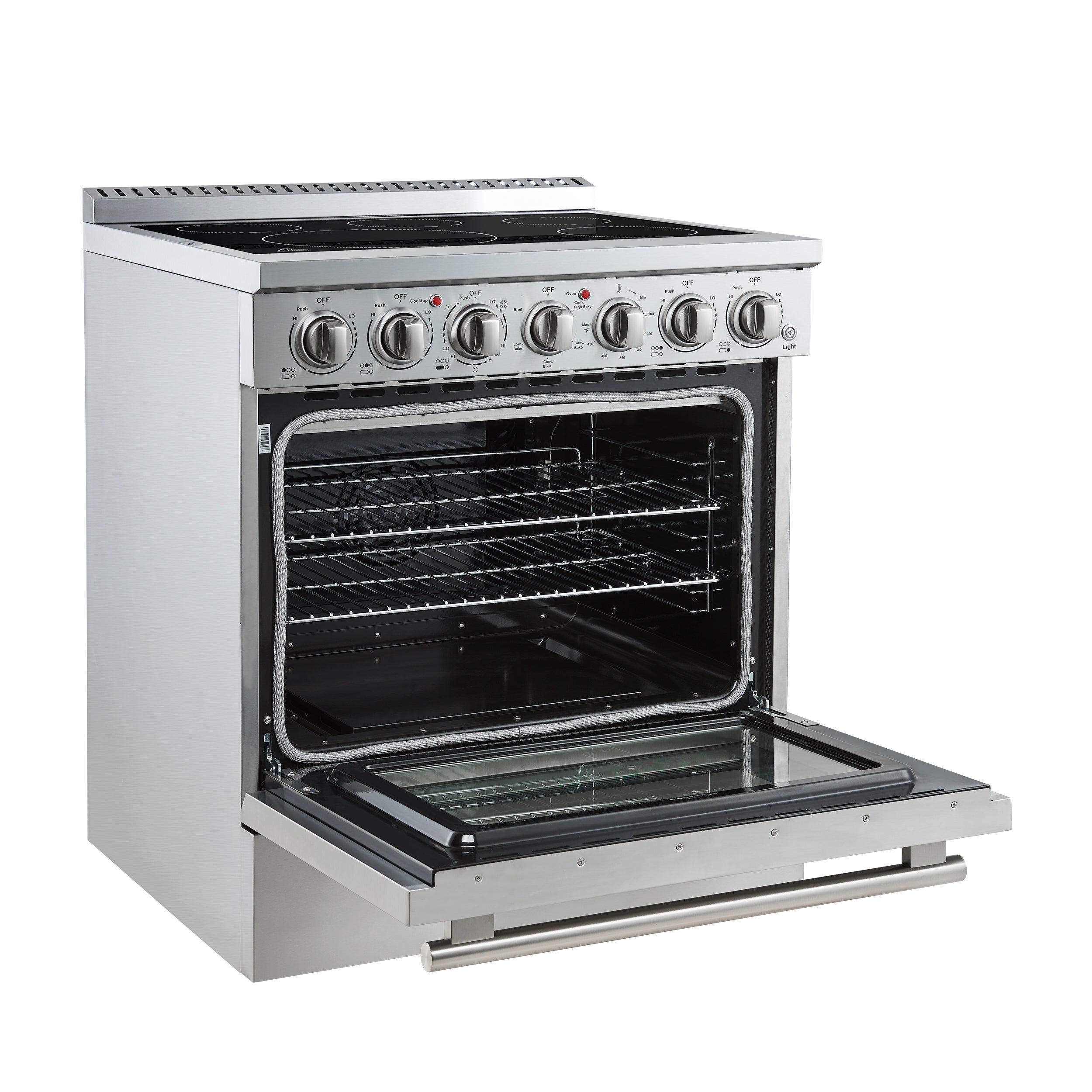 Forno Paolo 30-Inch Freestanding Electric Range, 4.38 Cu. Ft., Stainless Steel (Model FFSEL6011-30)