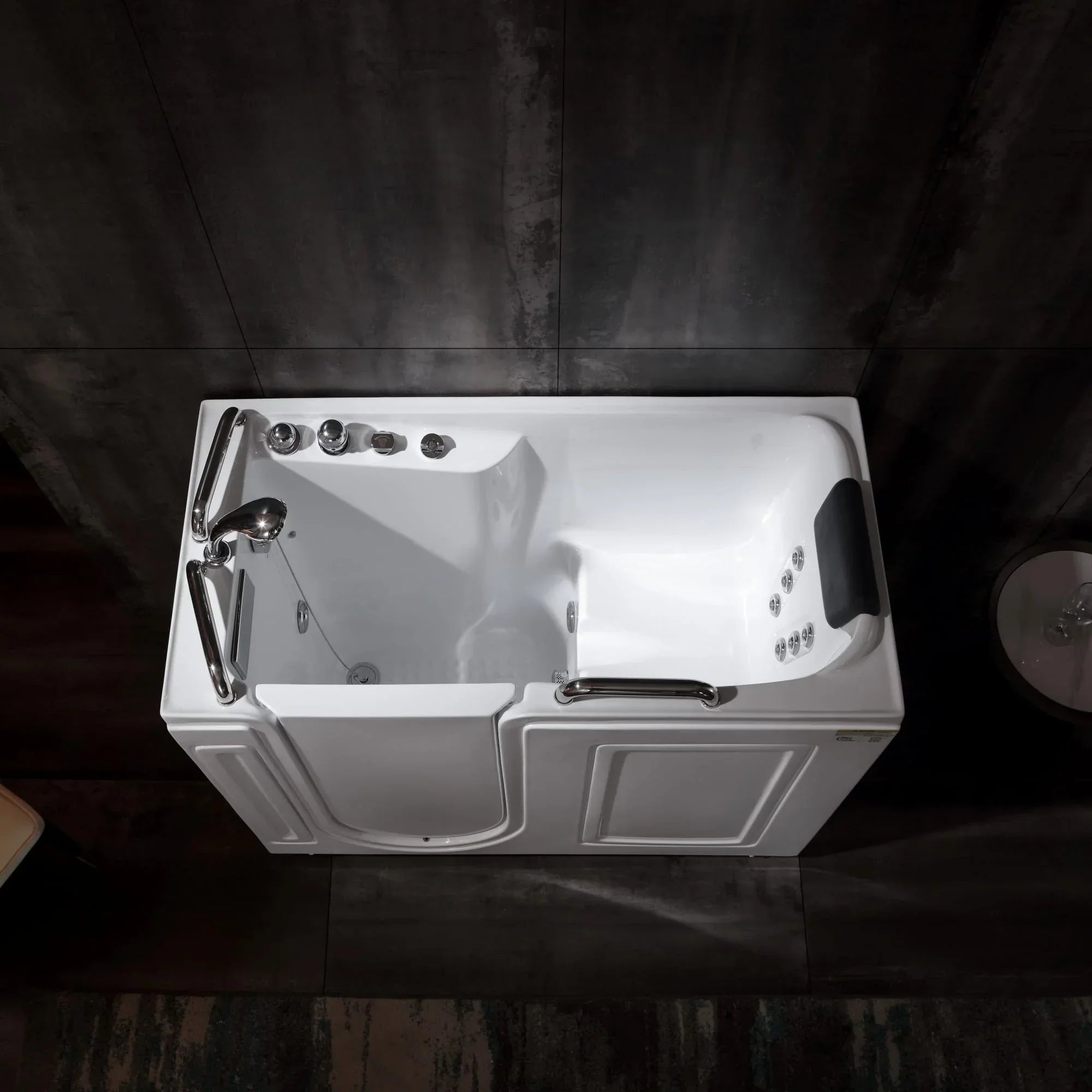 Empava 53-Inch Walk-in Whirlpool Bathtub (EMPV-53WIT02)