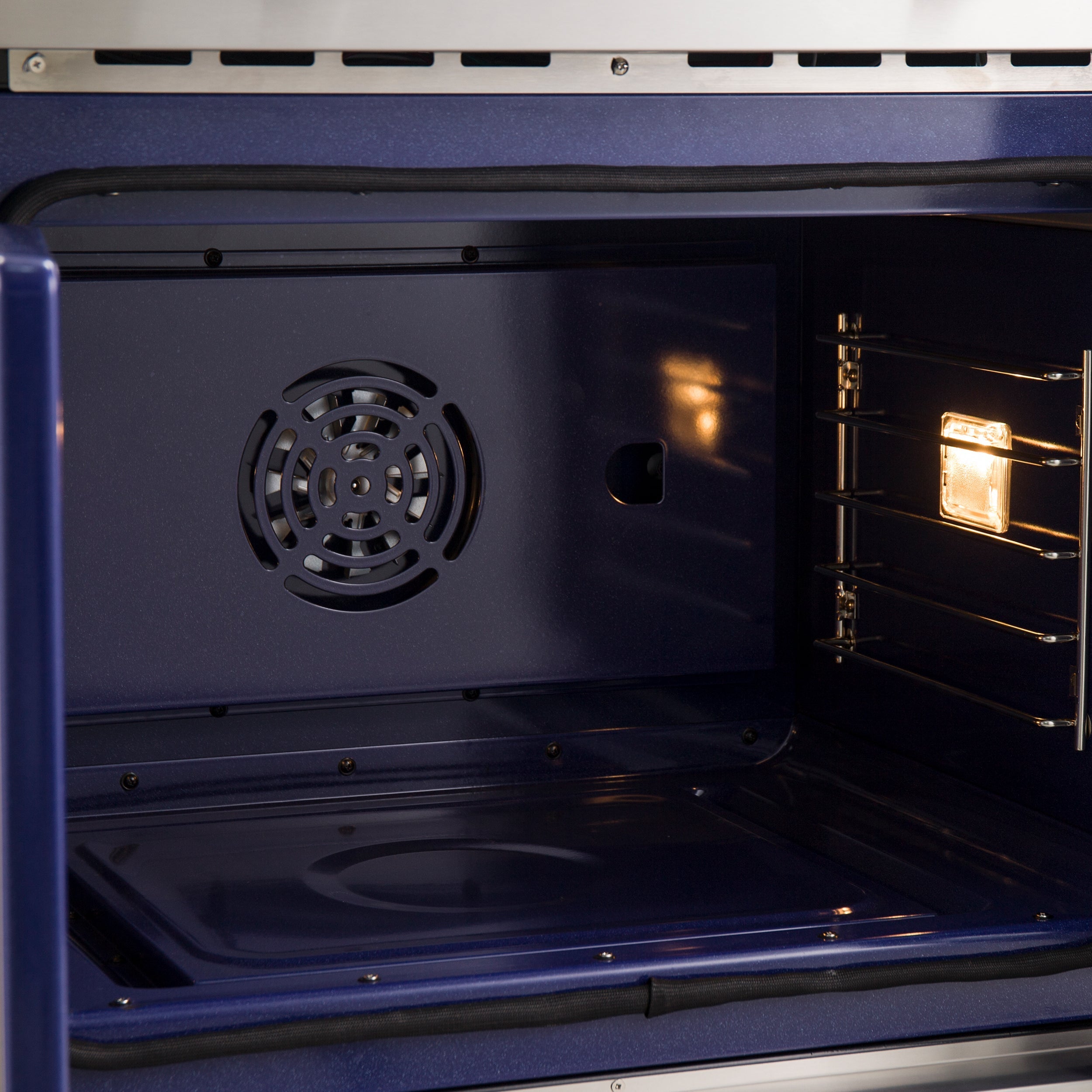 FORNO Gallico 30-Inch French Door Double Electric Wall Oven, 7.36 Cu. Ft., Air Fry, Self-Clean, Sous Vide, Telescopic Racks, Model FBOEL1388-30