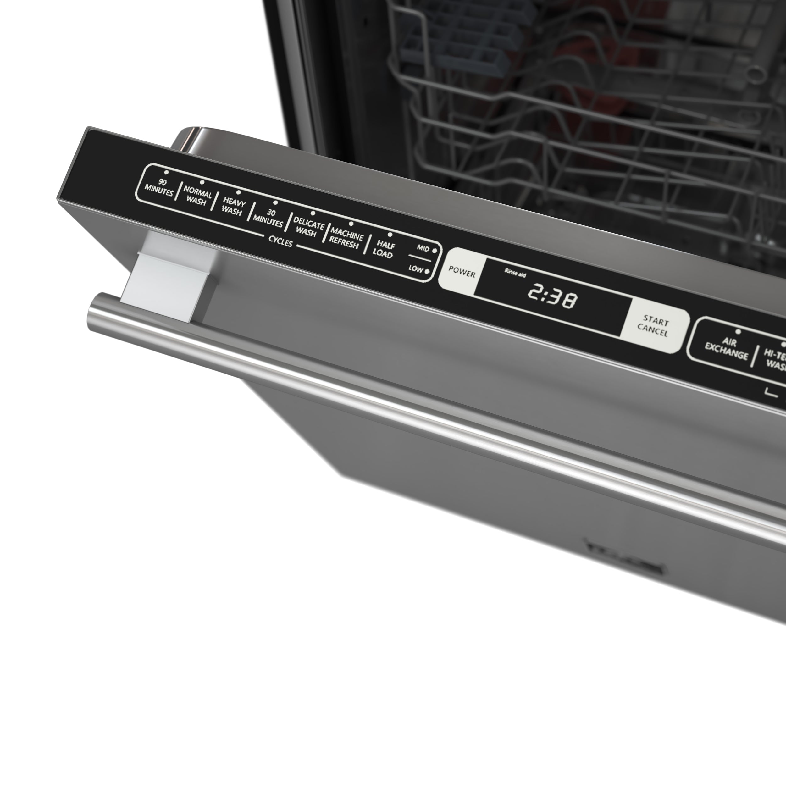 FORNO Romano 24-Inch Built-In Tall Tub Dishwasher, Stainless Steel, Model FDWBI8035-24S