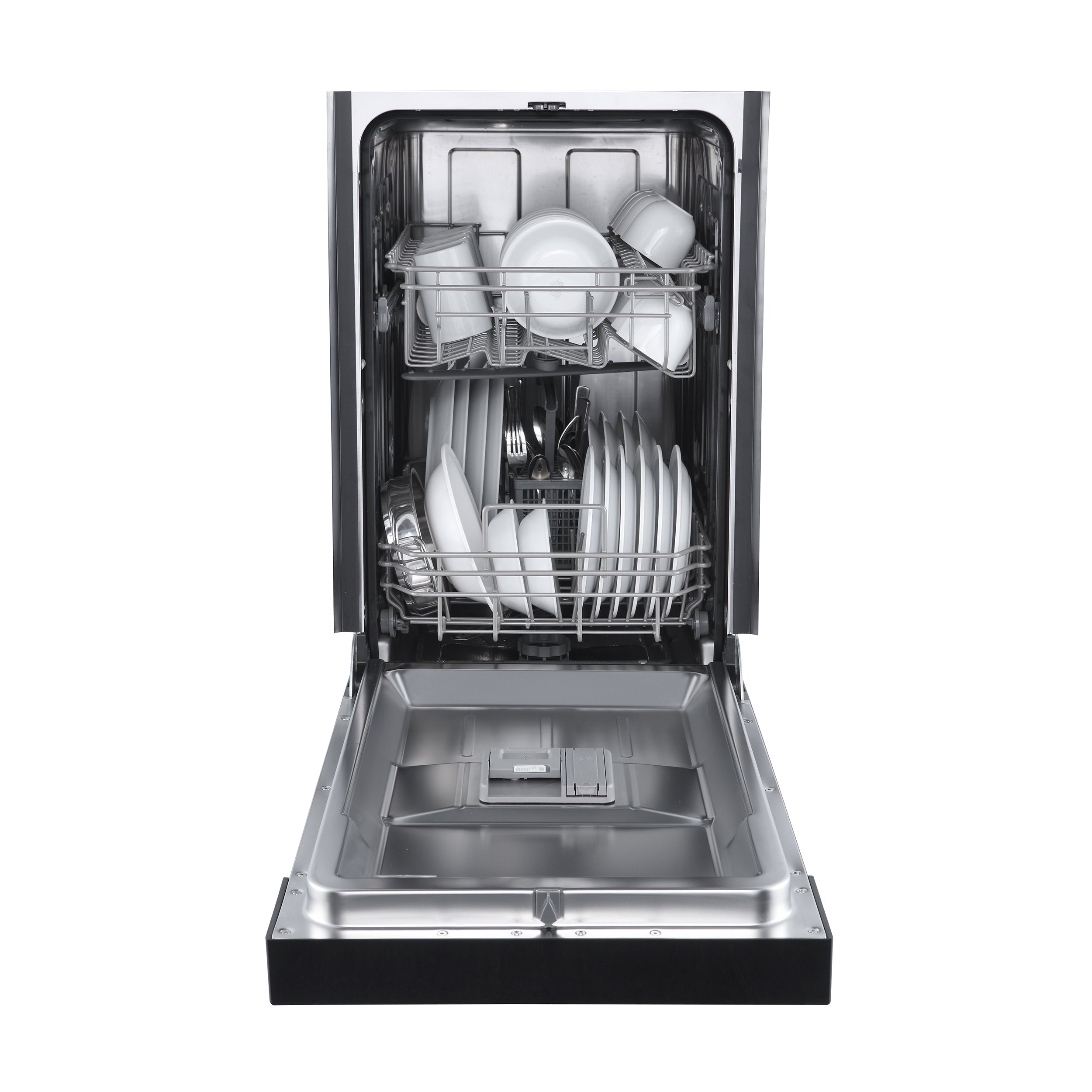 FORNO Polo 18-Inch Built-In Dishwasher, Black (Model FDWBI8041-18BLK)