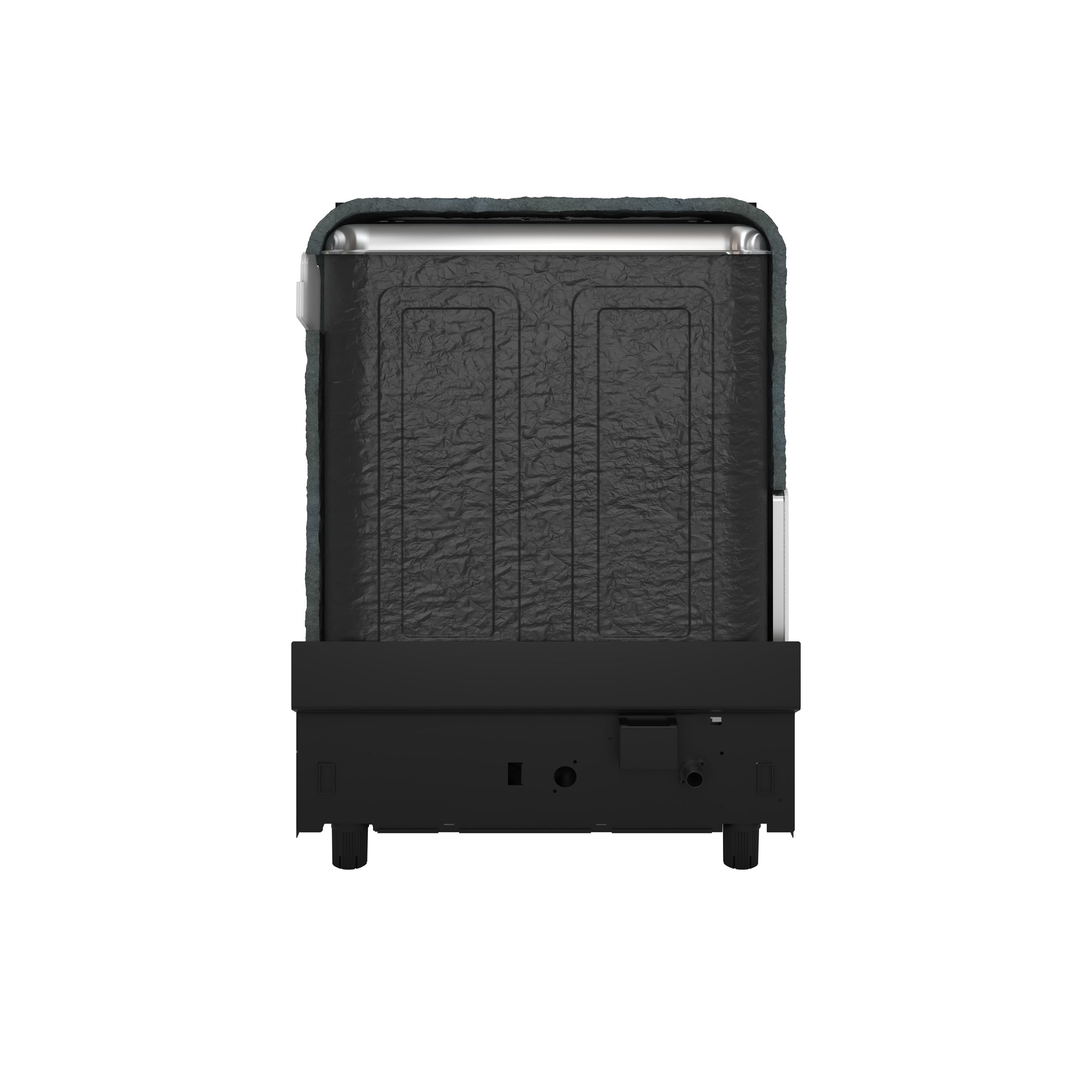FORNO Pozzo 24-Inch Built-In Dishwasher, Black Finish with Stainless Steel Handles (Model FDWBI8067-24BLK)