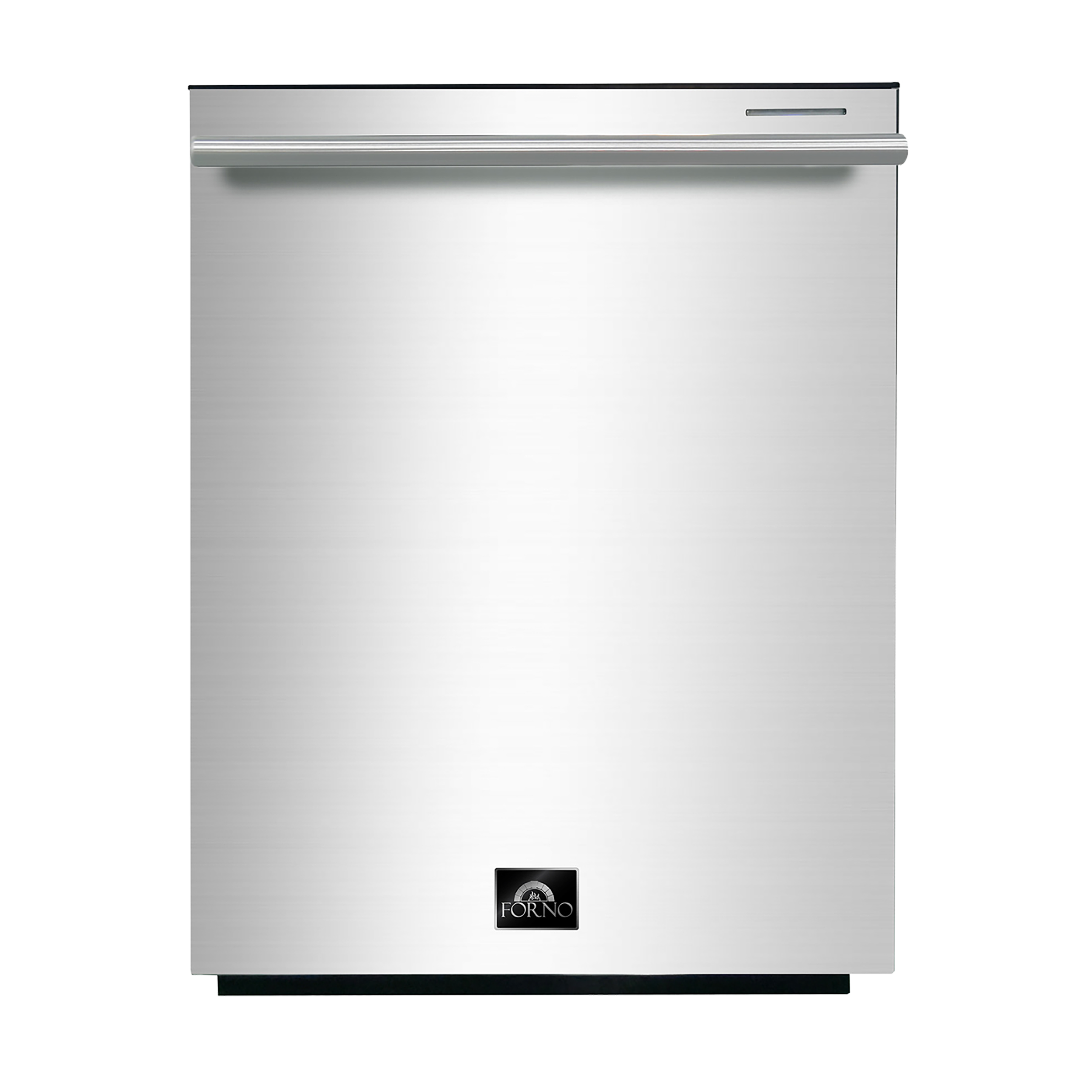 FORNO Appliance Package - 48 Inch Gas Burner/Electric Oven Pro Range, Dishwasher, Refrigerator, AP-FFSGS6187-48-5