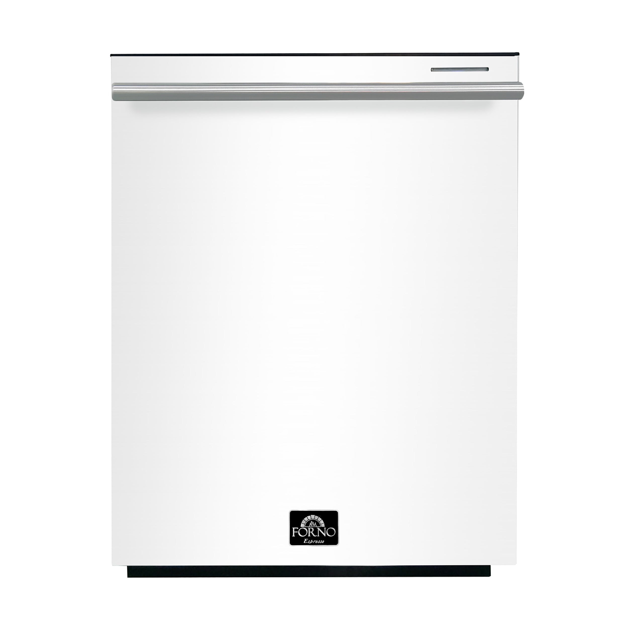 FORNO Pozzo 24-Inch Built-In Dishwasher, White with Stainless Steel Handle (FDWBI8067-24WHT)