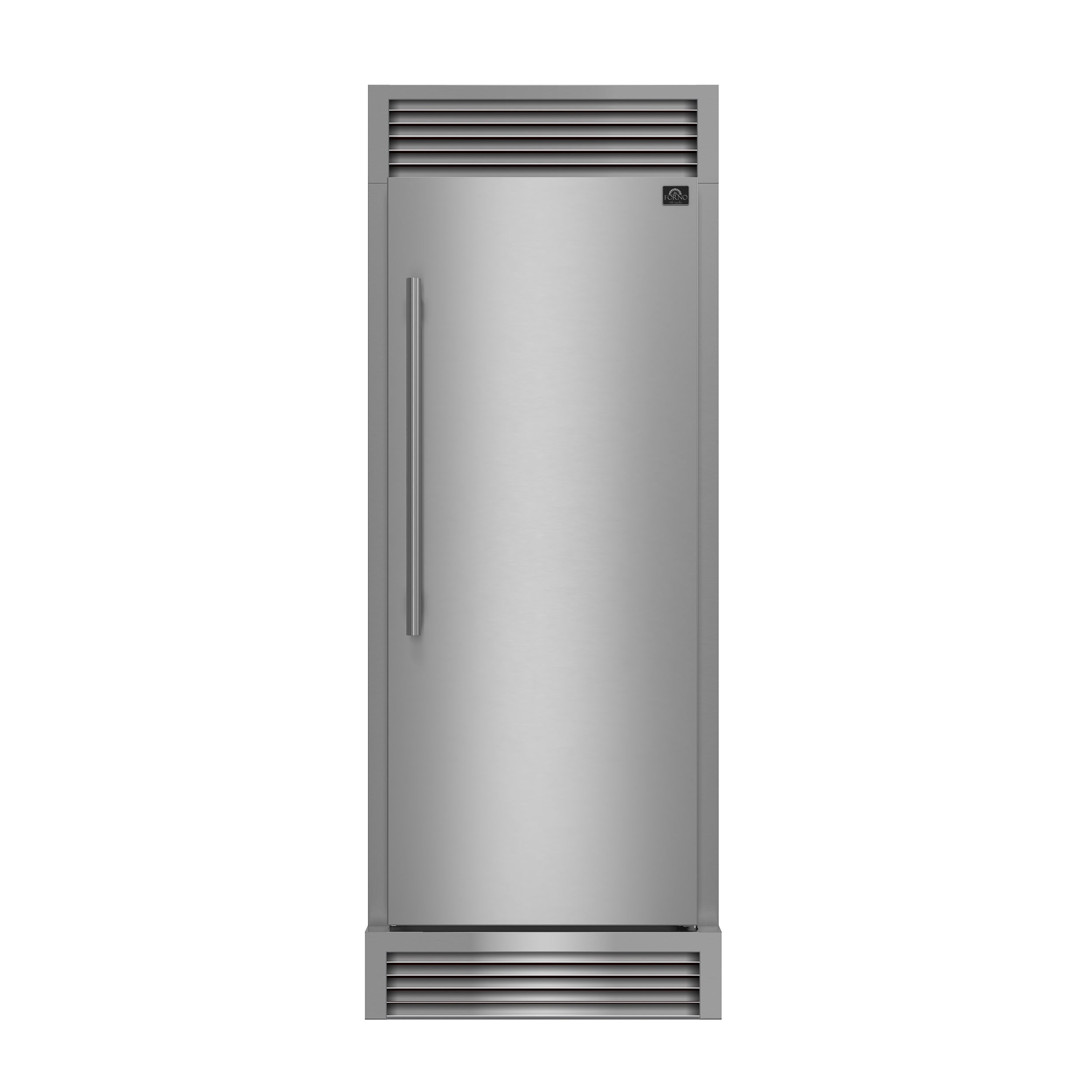 Forno Maderno 32-Inch 13.6 cu. ft. Built-In Convertible Refrigerator/Freezer, Right Swing, Stainless Steel with Trim Kit (FFFFD1722-32RSG)