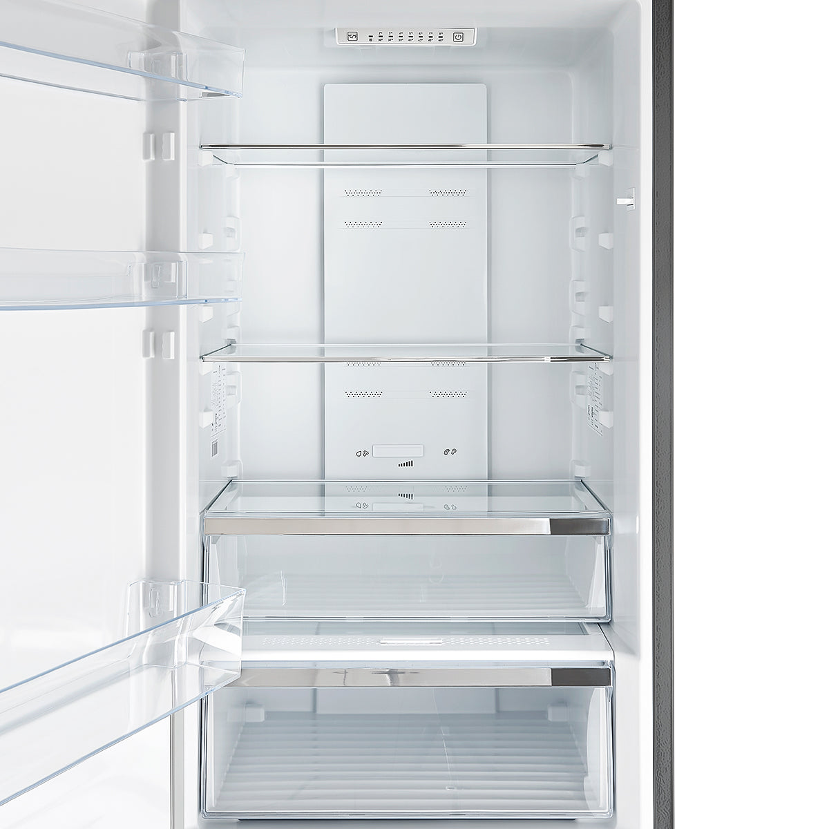 FORNO Guardia 23.4-Inch Bottom Freezer Refrigerator, 10.8 cu. ft., Left Swing Door, Stainless Steel (Model FFFFD1778-24LS)