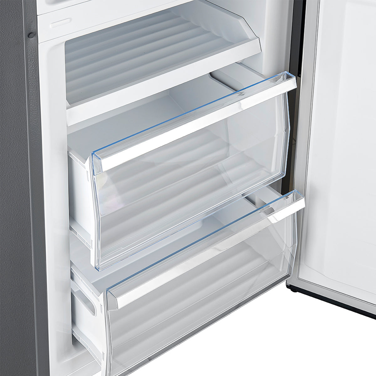 Forno Guardia 24 in Bottom Freezer Refrigerator, 10.8 cu ft, Right-Hinged Door, Stainless Steel (Model FFFFD1778-24RS)