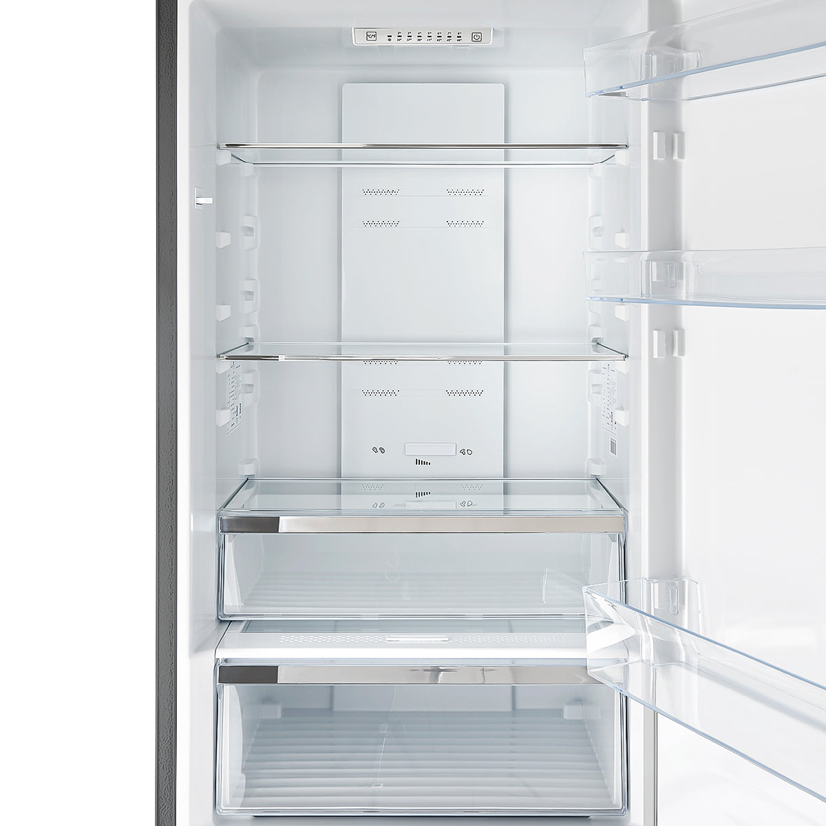 Forno Guardia 24 in Bottom Freezer Refrigerator, 10.8 cu ft, Right-Hinged Door, Stainless Steel (Model FFFFD1778-24RS)