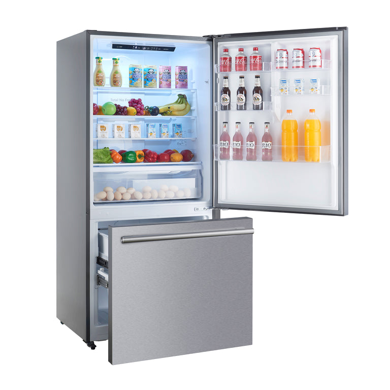 FORNO Espresso Package - 30" Electric Range and Refrigerator in Stainless Steel, FBDL-003-01US