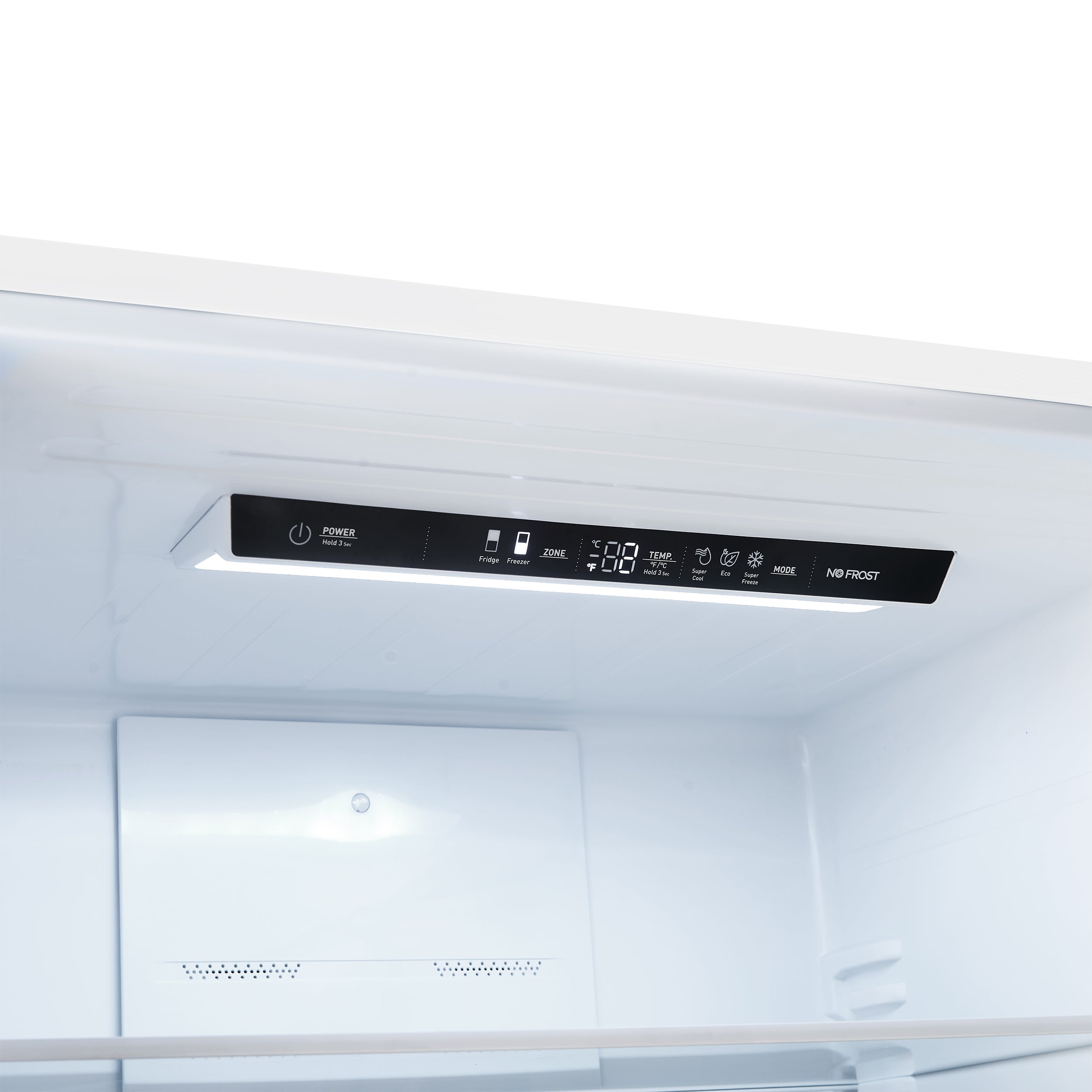 Forno Espresso Milano 31-Inch French Door Refrigerator with Bottom Freezer, 17.2 Cu. Ft., Right Swing, White with Stainless Steel Handles (Model FFFFD1785-31WHT)