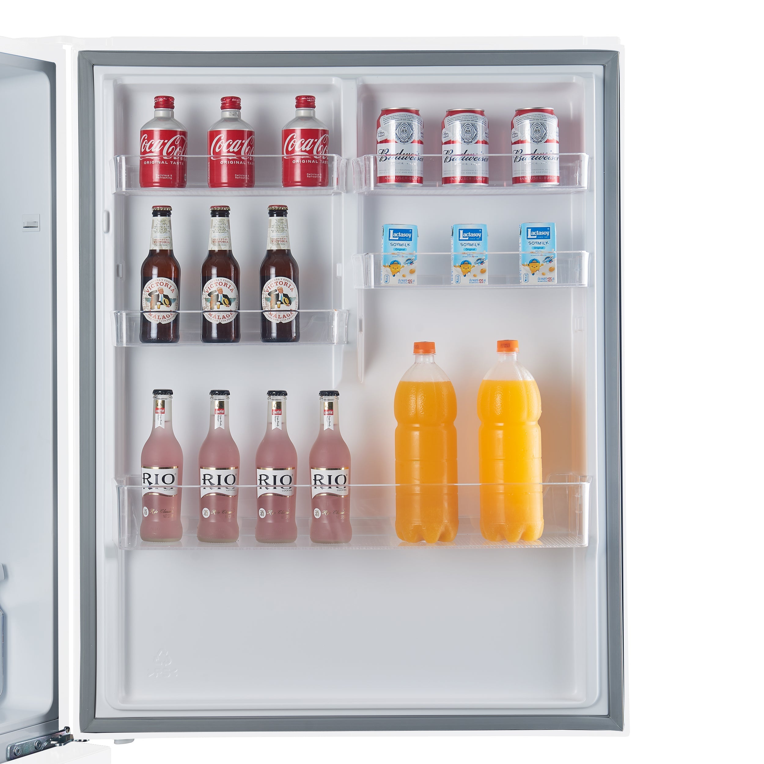 Forno Espresso Milano 31-Inch French Door Refrigerator with Bottom Freezer, 17.2 Cu. Ft., Right Swing, White with Stainless Steel Handles (Model FFFFD1785-31WHT)