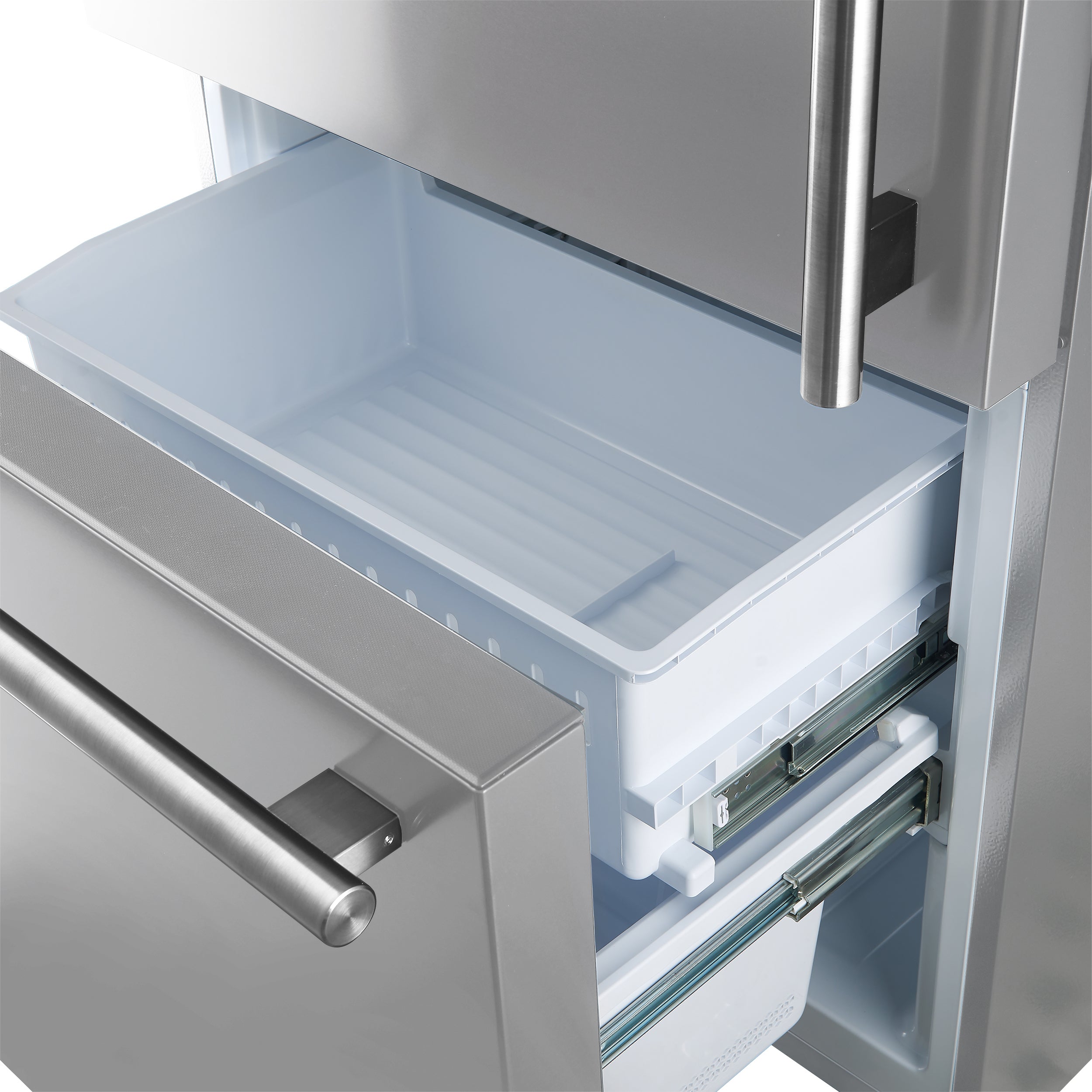 FORNO Milano 62-Inch 34.4 Cu. Ft. Side-by-Side Refrigerator with Ice Maker, Stainless Steel (FFFFD1787-60S)