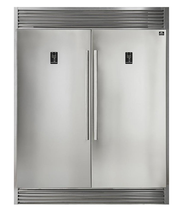 FORNO Appliance Package - 30" Gas Range, 60" Refrigerator, Dishwasher, Microwave Drawer, AP-FFSGS6276-30-W-7