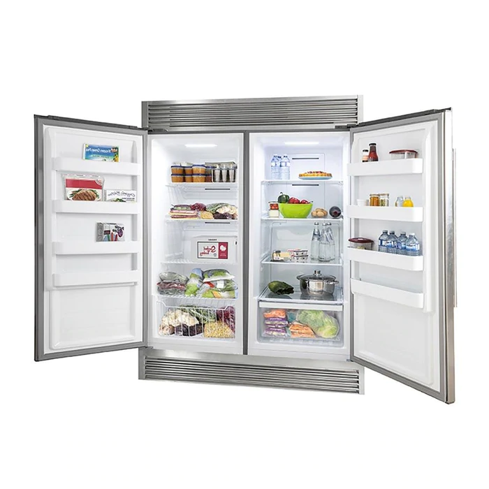 FORNO Appliance Package - 30" Gas Range, 30" Range Hood, 60" Refrigerator, Dishwasher, Microwave Drawer, AP-FFSGS6276-30-W-8