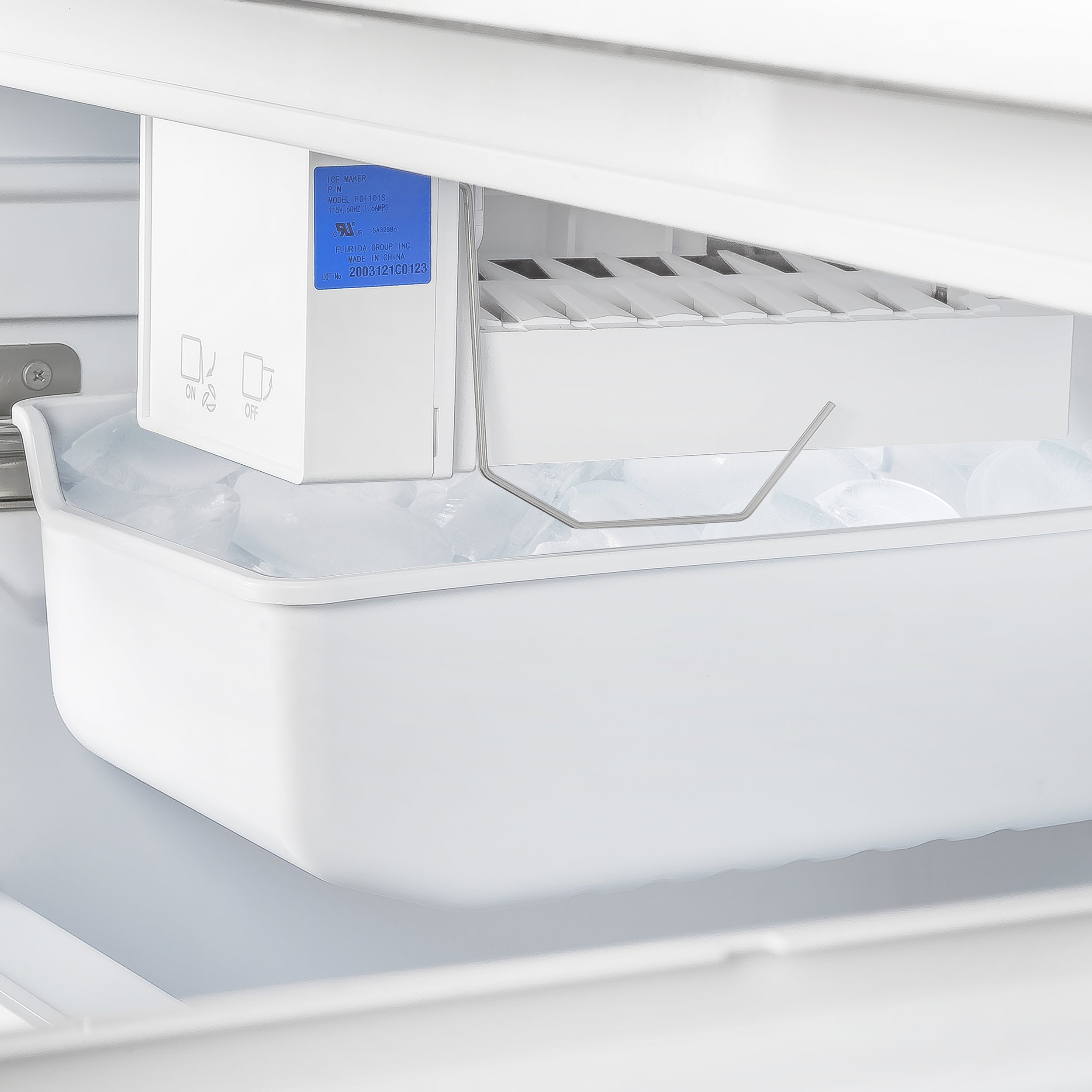 Forno Gallipoli 34-Inch Built-In French Door Refrigerator, 17.5 Cu. Ft., Stainless Steel, with Ice Maker and Grill Trim Kit (Model FFFFD1974-35SG)