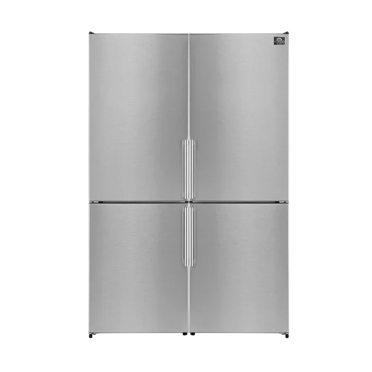 FORNO Appliance Package - 48" Dual Fuel Range, 48" Range Hood, Dishwasher, 48" Refrigerator, Microwave Drawer, AP-FFSGS6156-48-13
