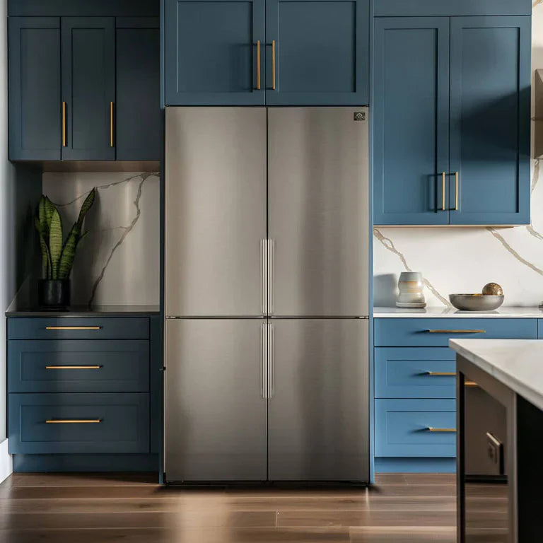 FORNO Appliance Package - 48" Dual Fuel Range, 48" Range Hood, Dishwasher, 48" Refrigerator, Microwave Drawer, Wine Cooler, AP-FFSGS6156-48-14