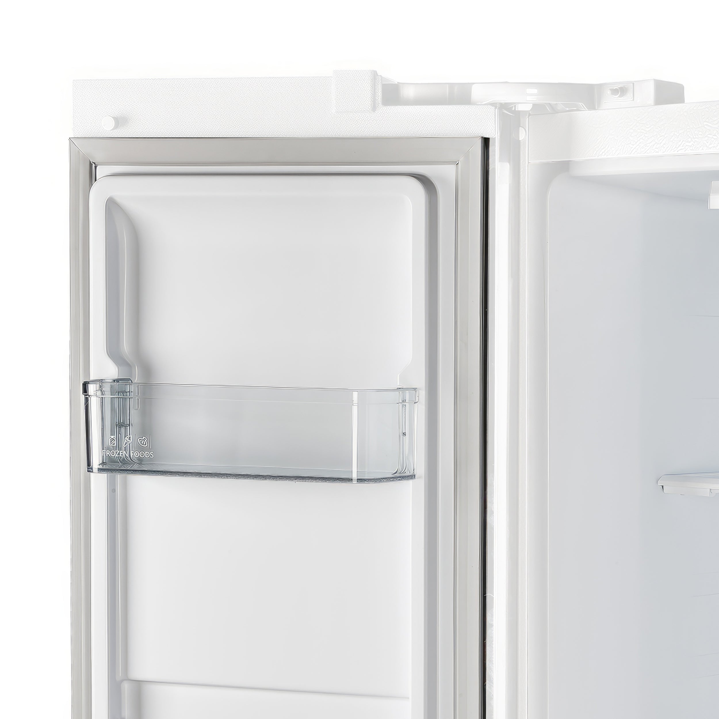 Forno Salerno 33-Inch Refrigerator, 15.6 cu ft, White, with Antique Brass Handles (Model FFRBI1805-33WHT)