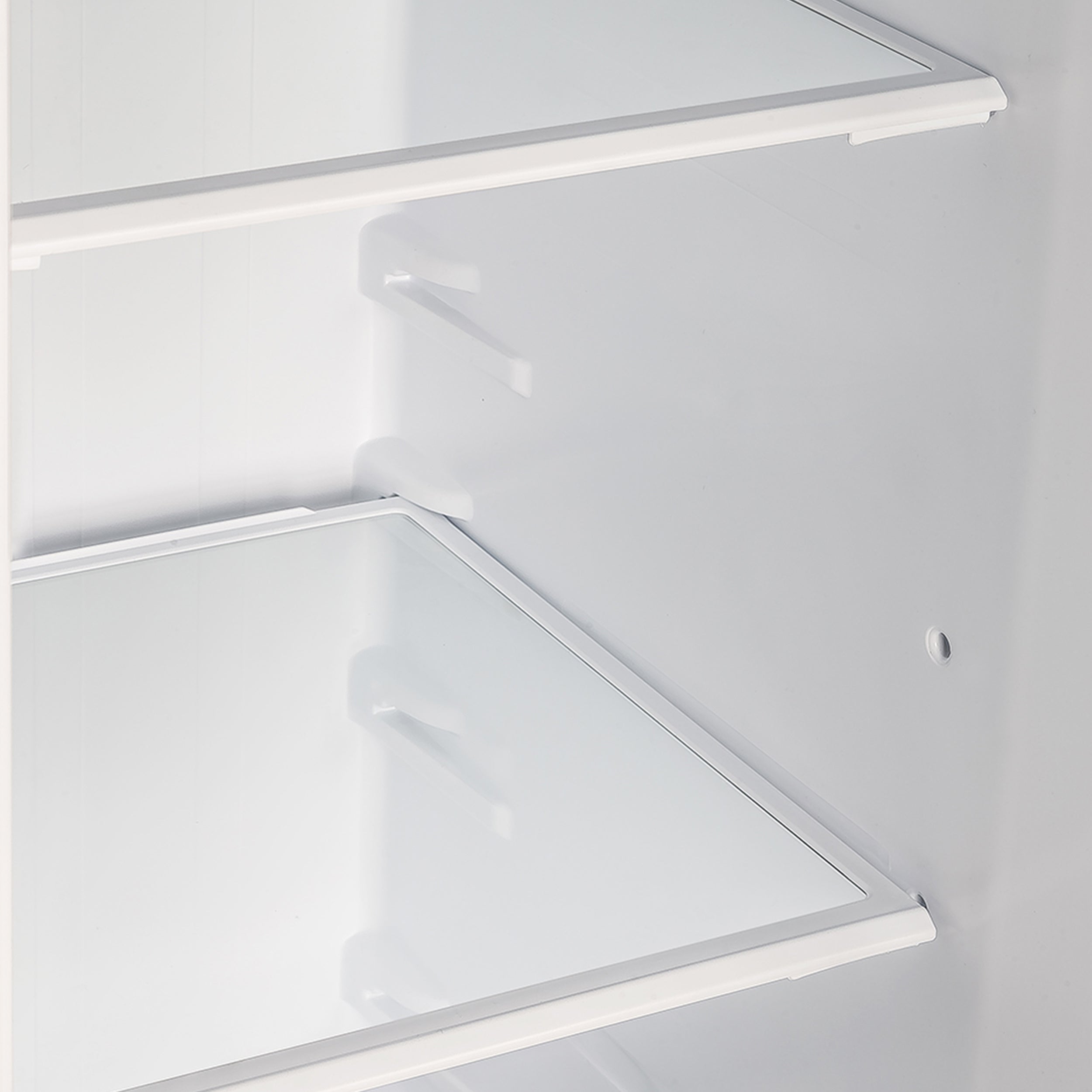Forno Salerno 33-Inch Refrigerator, 15.6 cu ft, White, with Antique Brass Handles (Model FFRBI1805-33WHT)