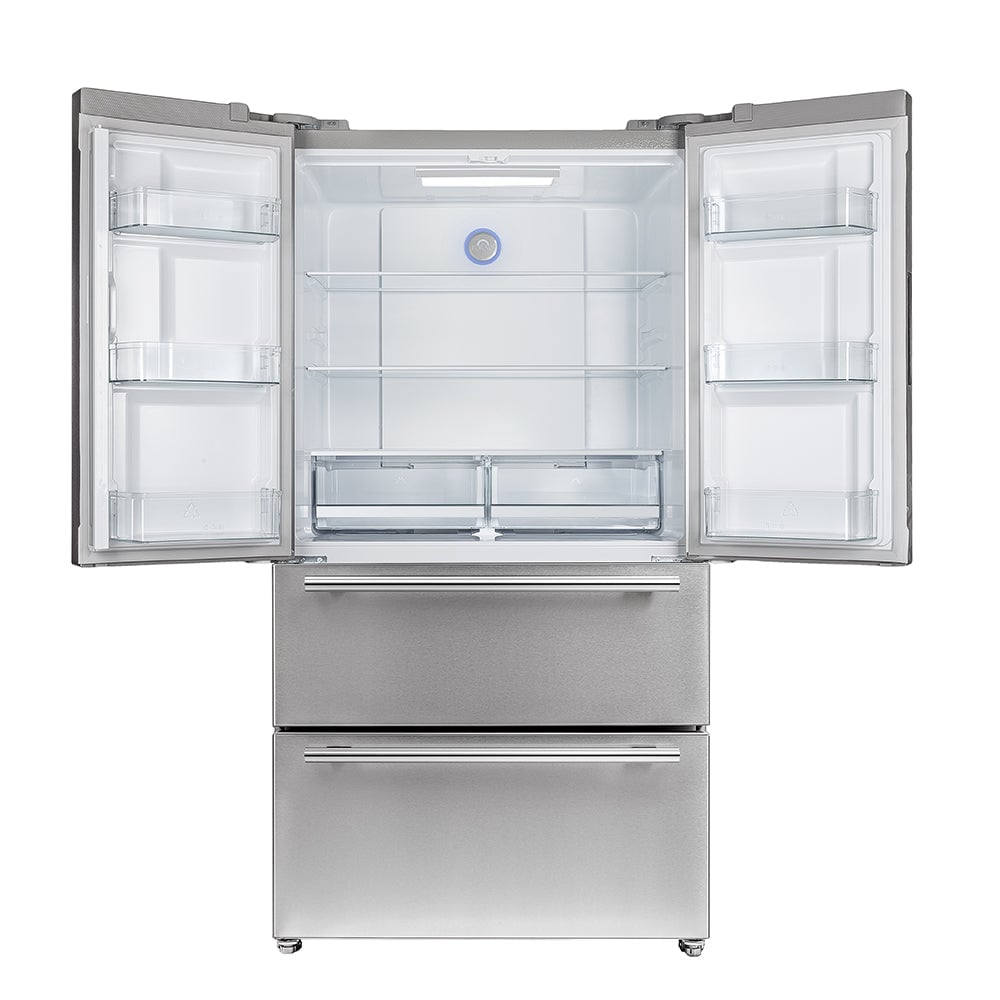 FORNO Appliance Package - 48" Gas Range, Range Hood, 36" Refrigerator, Dishwasher, AP-FFSGS6239-48-3
