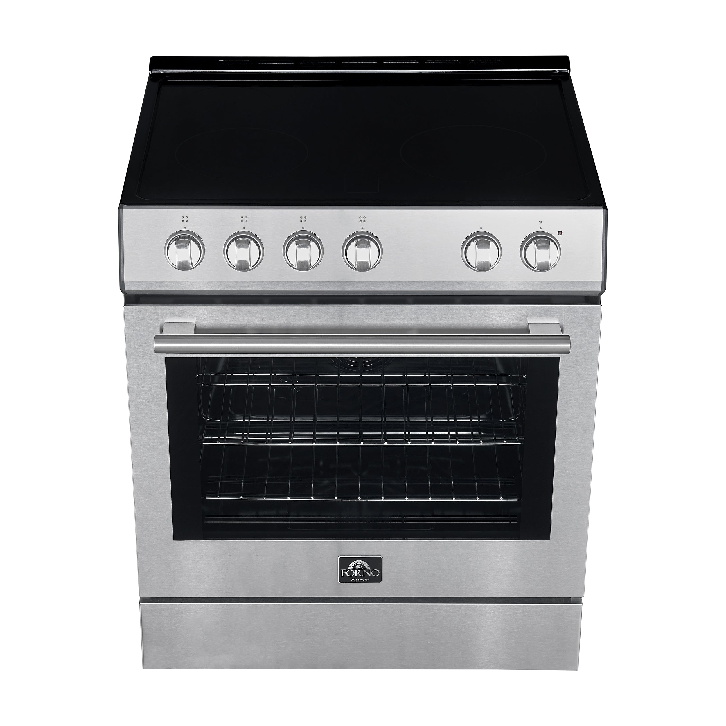 Forno Leonardo 30 in. Freestanding Electric Range, 5.0 cu. ft., Stainless Steel (FFSEL6012-30)