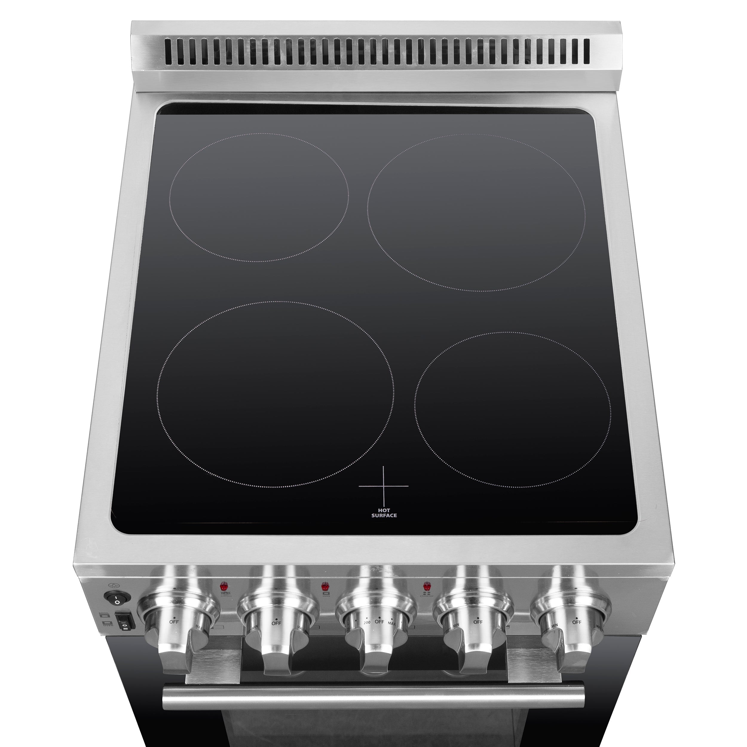 Forno Pallerno 20 in. Freestanding Electric Range, 2.05 cu. ft., 4 Elements, Stainless Steel (Model FFSEL6052-20)
