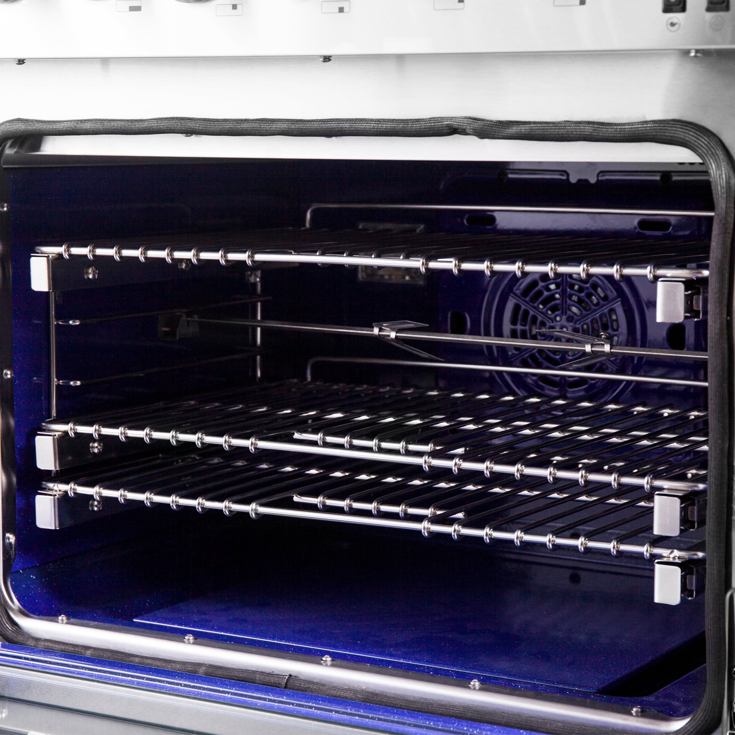 Forno Capriasca 60 in. Freestanding Dual Fuel Range, 8.64 cu. ft., 10 Sealed Burners, Stainless Steel (Model FFSGS6187-60)