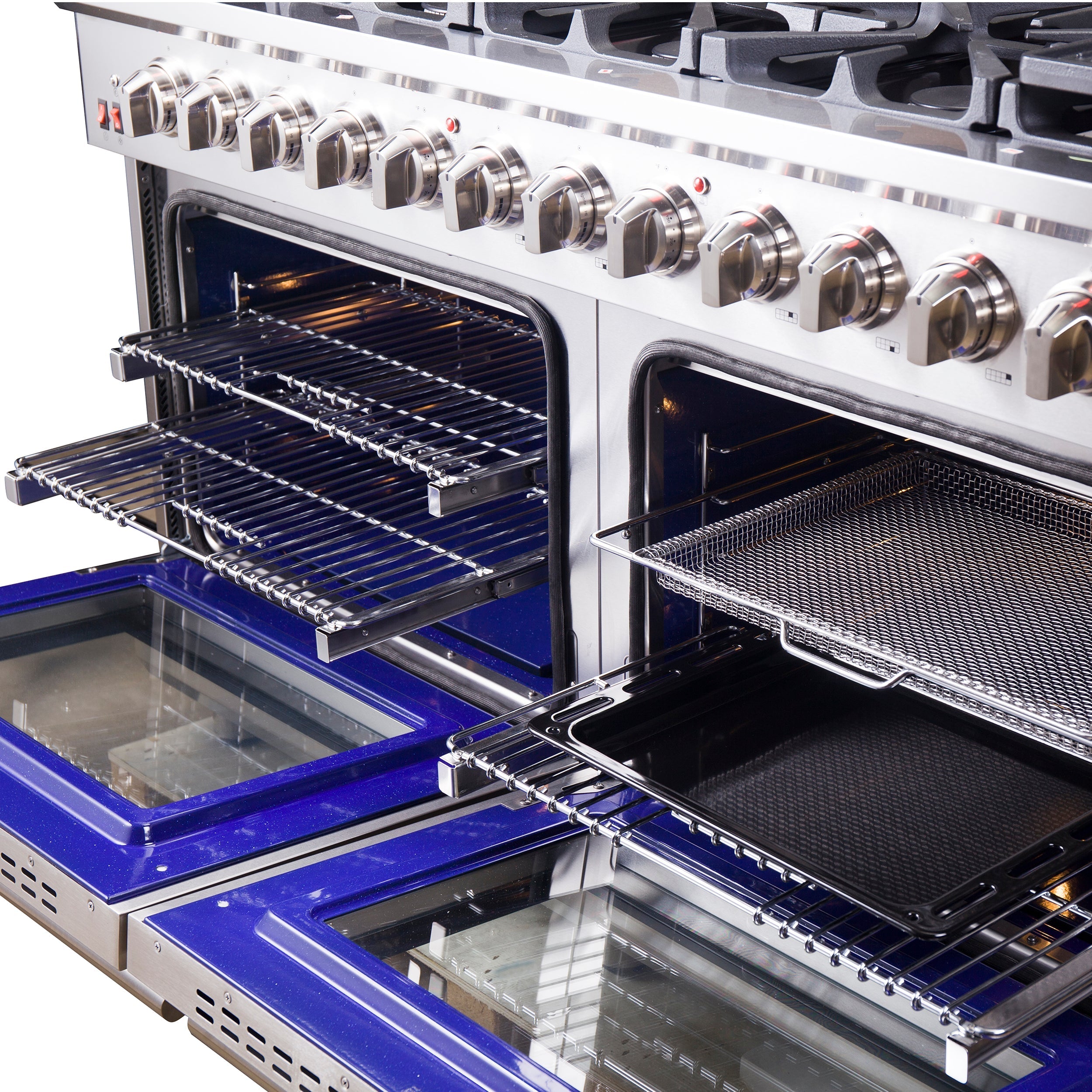 Forno Massimo 60 in. Freestanding Gas Range with 10 Burners, 8.64 cu. ft. Total Oven Capacity (Model FFSGS6239-60)
