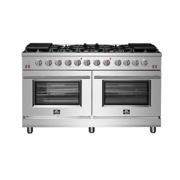Forno Massimo 60 in. Freestanding Gas Range with 10 Burners, 8.64 cu. ft. Total Oven Capacity (Model FFSGS6239-60)