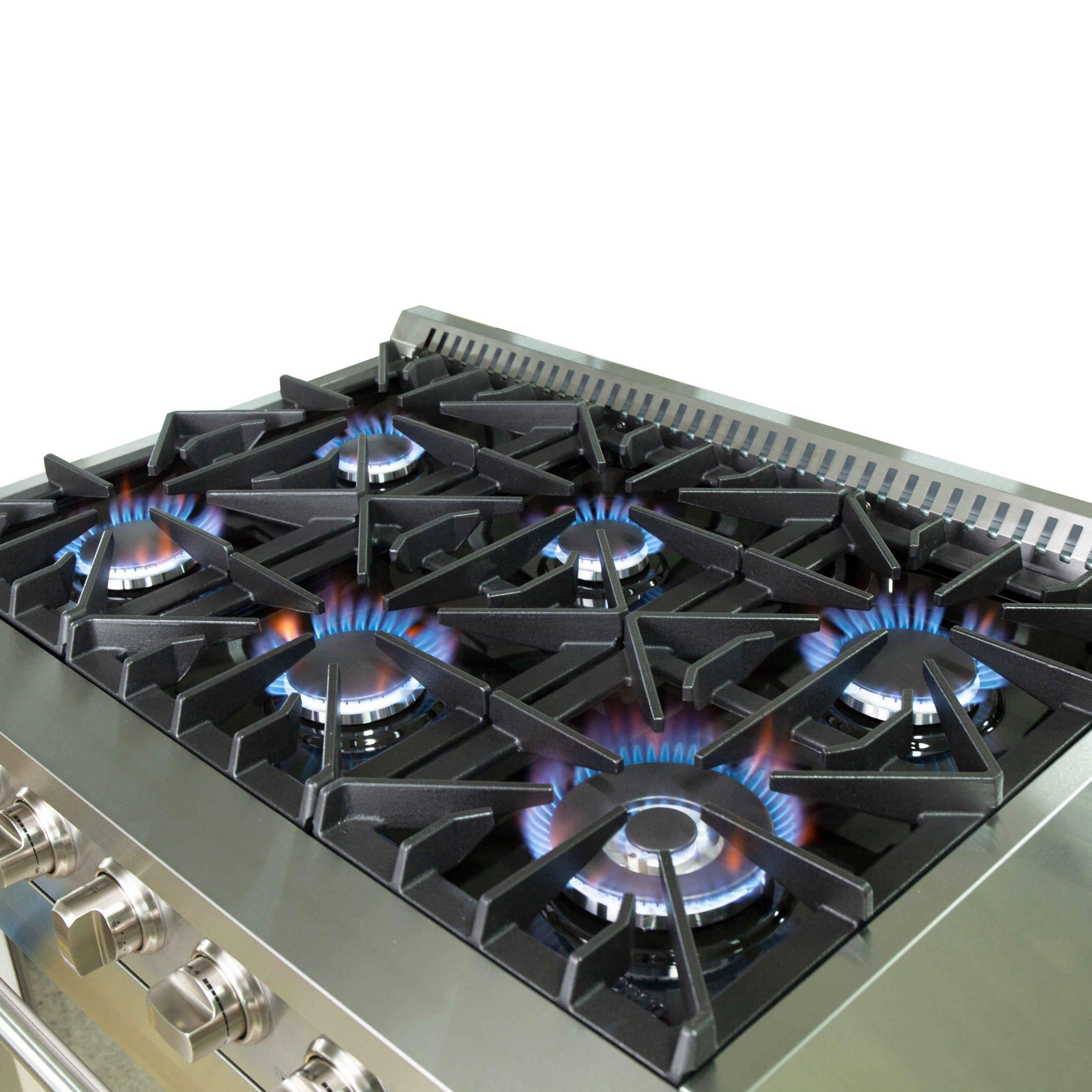 Forno Galiano 36 in. Freestanding Gas Range with 6 Sealed Burners, 5.36 cu. ft. Oven, Stainless Steel (FFSGS6244-36)