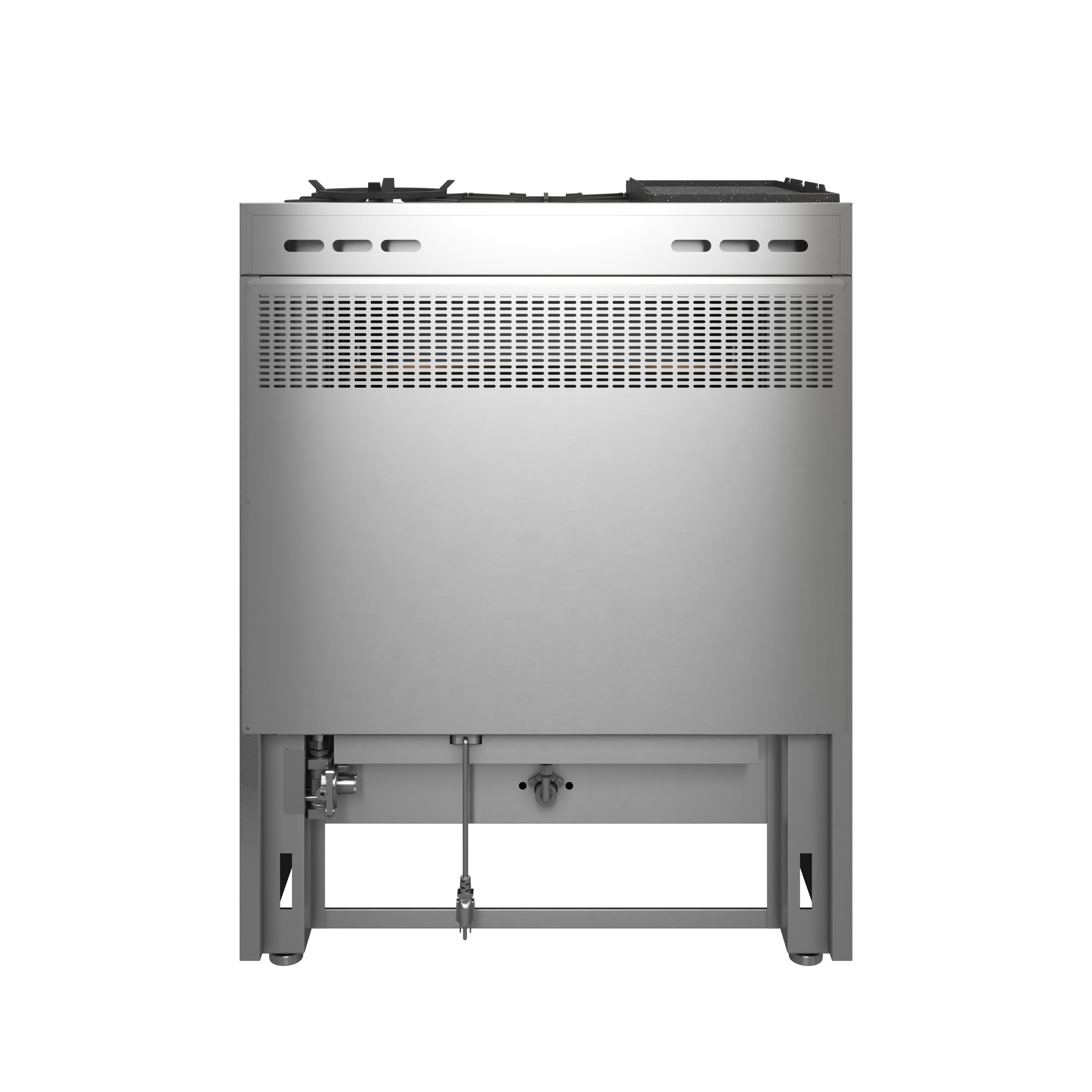 Forno Lazio 30 in. 4.3 cu. ft. Freestanding Gas Range with 5 Sealed Burners, Air Fry Function, Griddle, Stainless Steel (Model FFSGS6276-30)