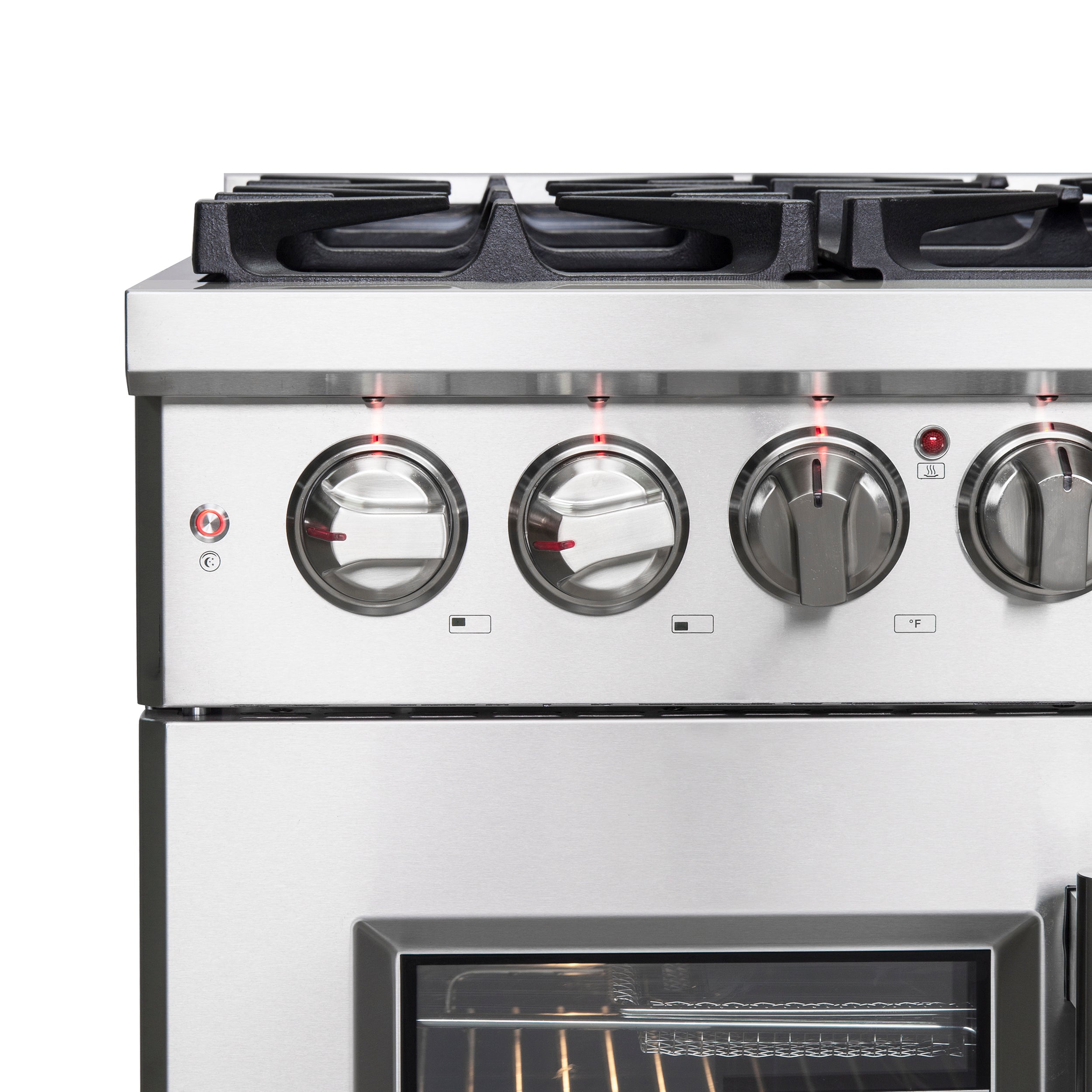 Forno Massimo 36 in. Freestanding French Door Dual Fuel Range with 6 Burners, 5.36 cu. ft. Oven (FFSGS6325-36)