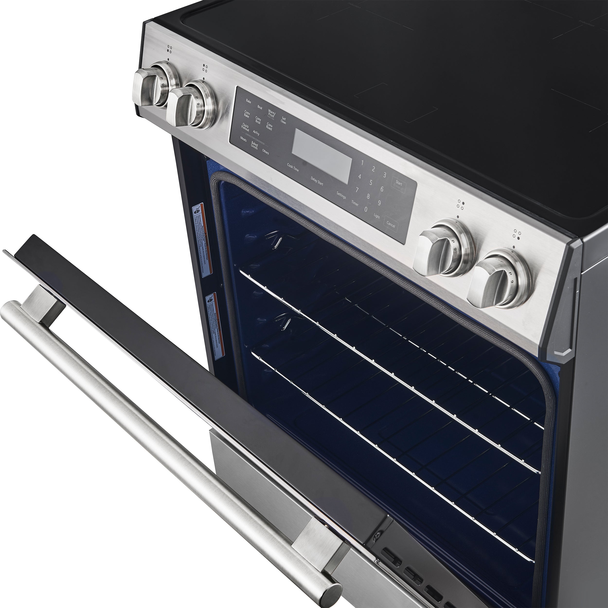 Forno Donatello 30 in. Induction Range, 5.0 cu. ft., Air Fry, Self-Clean, Stainless Steel, Model FFSIN0905-30