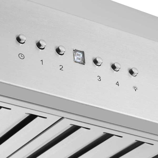 Forno Coppito 30-Inch Island Range Hood, 600 CFM, Stainless Steel (FRHIS5129-30)