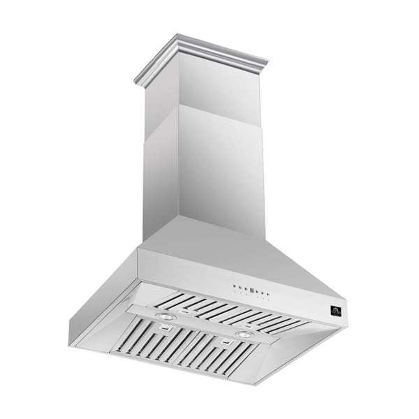 Forno Coppito 30-Inch Island Range Hood, 600 CFM, Stainless Steel (FRHIS5129-30)
