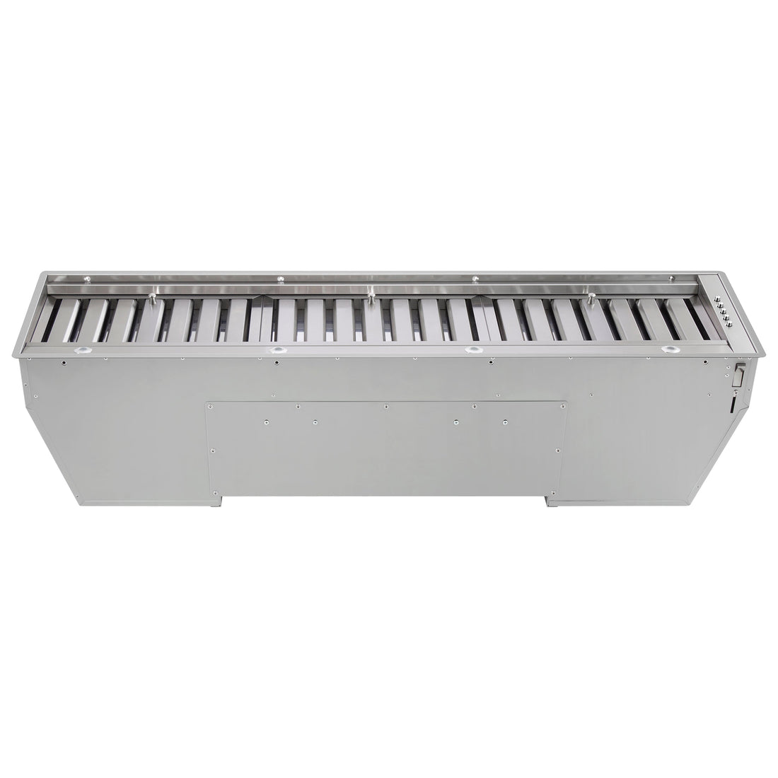 Forno Frassanito 48-Inch Recessed Range Hood, 900 CFM, Stainless Steel with Baffle Filters (Model FRHRE5346-48)