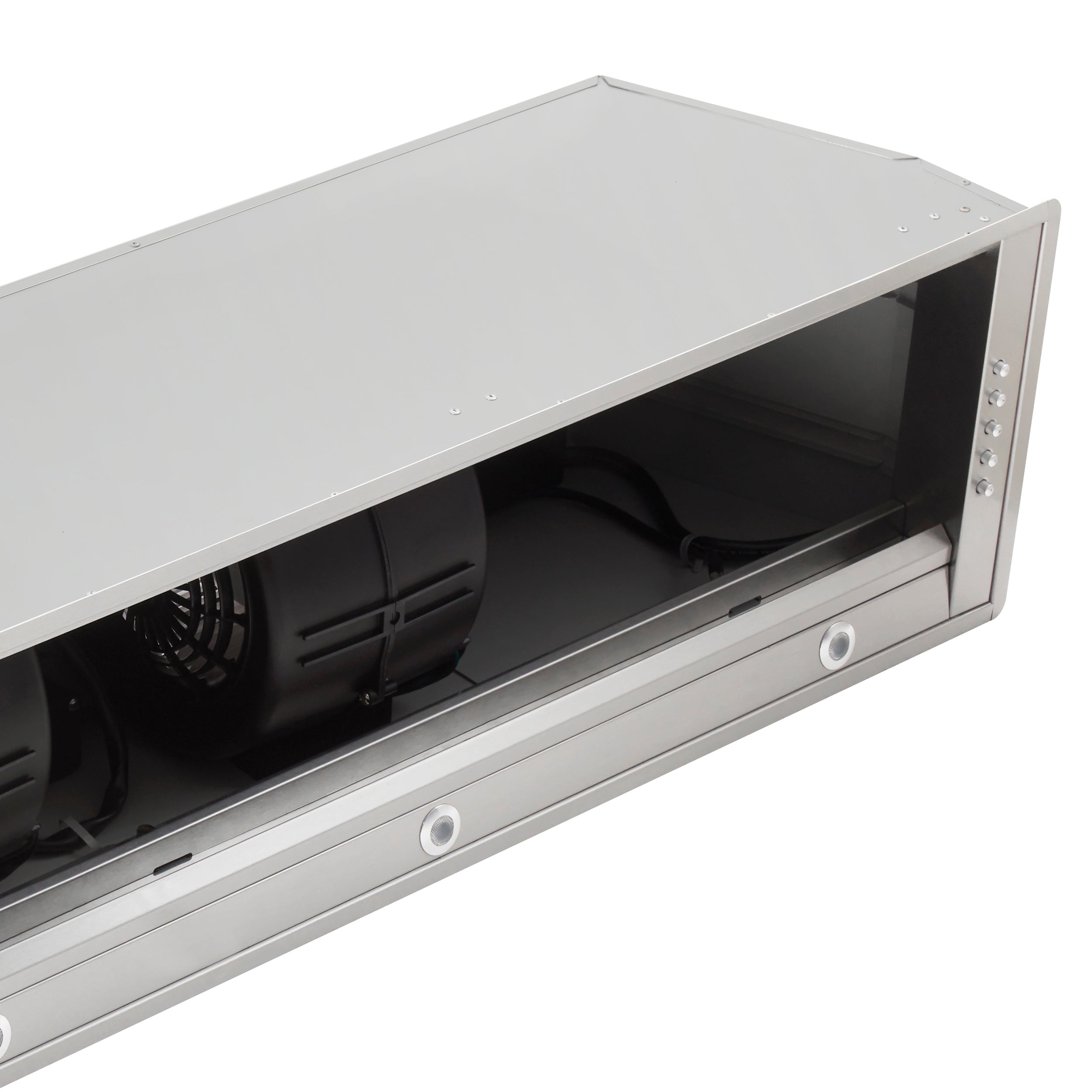 Forno Frassanito 60 in. Recessed Range Hood, 1200 CFM, Stainless Steel, Baffle Filters, Model FRHRE5346-60