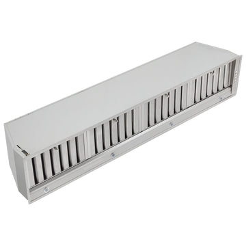Forno Frassanito 60 in. Recessed Range Hood, 1200 CFM, Stainless Steel, Baffle Filters, Model FRHRE5346-60