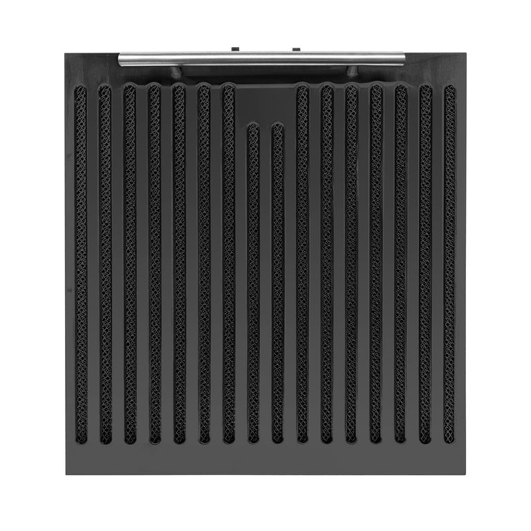 FORNO Espresso Package - 30" Electric Range, Range Hood, Refrigerator and Dishwasher in Black with Stainless Steel Handles