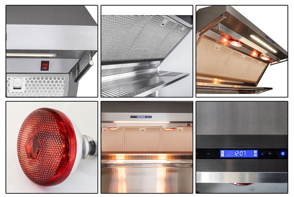 FORNO Appliance Package- 36 Inch Pro Gas Range, Wall Mount Range Hood, AP-FFSGS6260-36