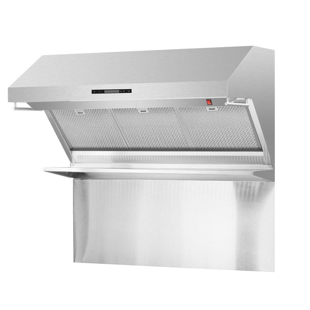 FORNO Appliance Package - 48 Inch Gas Burner/Electric Oven Pro Range, Wall Mount Range Hood, Microwave Drawer, Dishwasher, AP-FFSGS6187-48-6