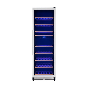 FORNO Cesinali 24-Inch Dual-Zone Wine Cooler, 94-Bottle Capacity, Model FWCDR6603-24S