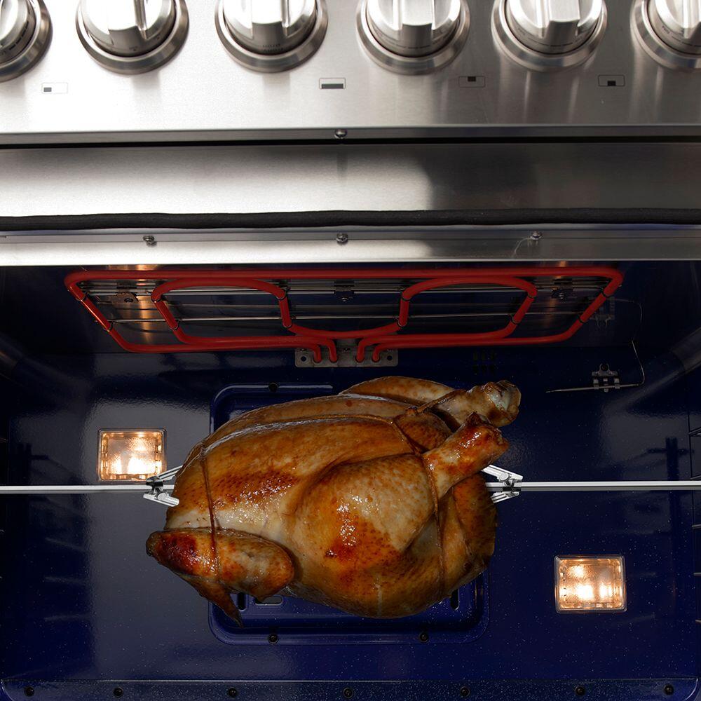 FORNO Package - 48" Dual Fuel Range, Wall Mount Range Hood, Refrigerator, Microwave, Dishwasher