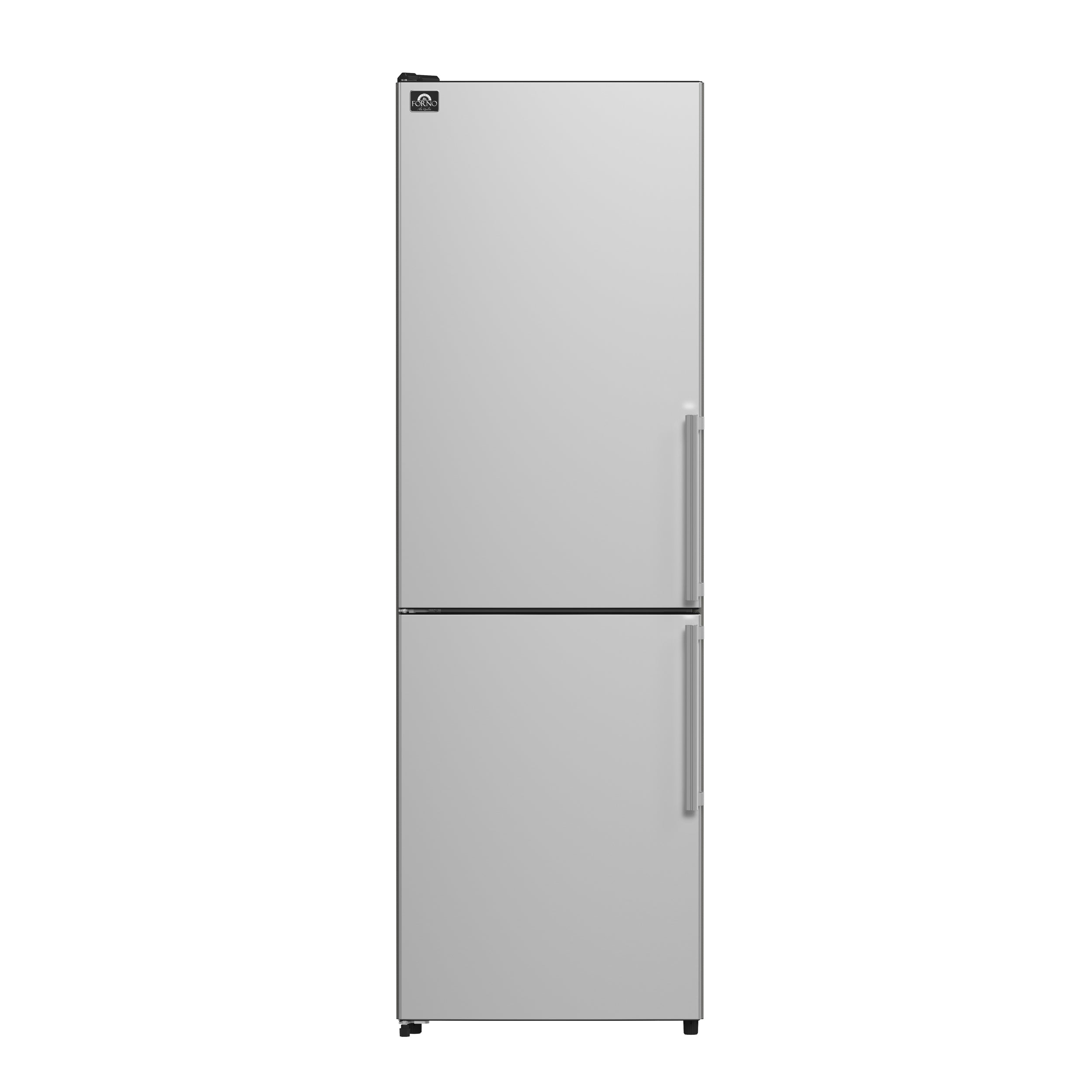 FORNO Guardia 23.4-Inch Bottom Freezer Refrigerator, 10.8 cu. ft., Left Swing Door, Stainless Steel (Model FFFFD1778-24LS)