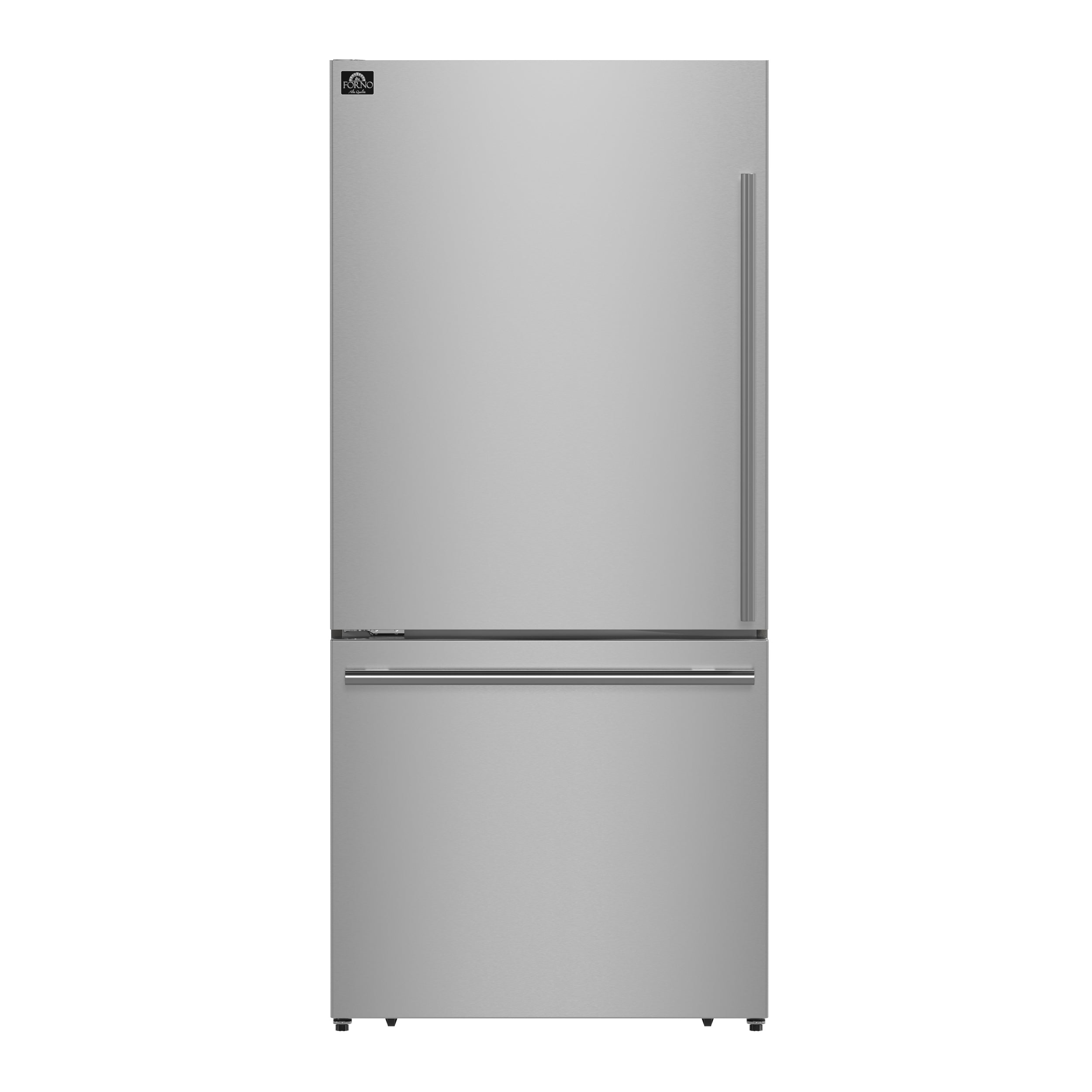 FORNO Milano 62-Inch 34.4 Cu. Ft. Side-by-Side Refrigerator with Ice Maker, Stainless Steel (FFFFD1787-60S)