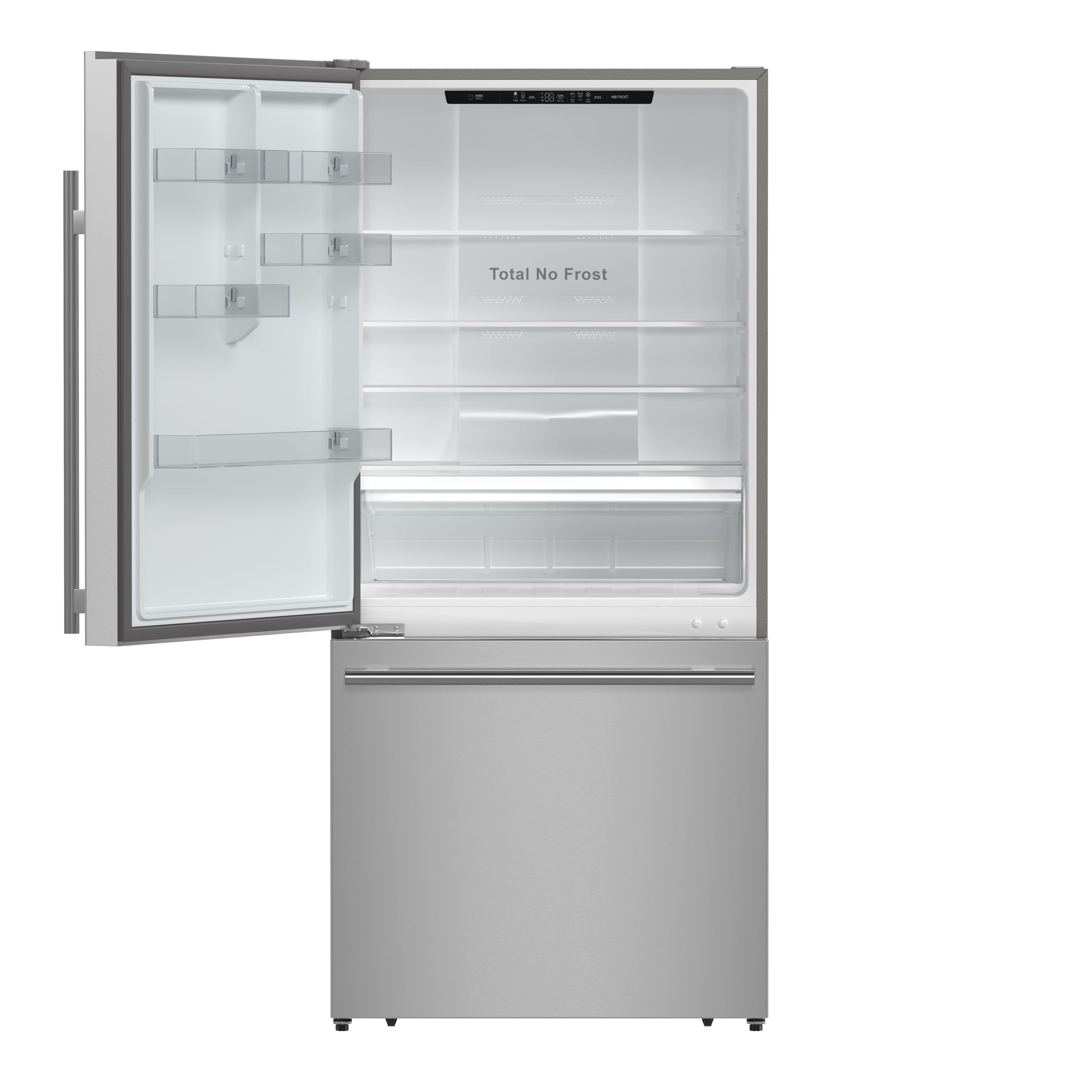 FORNO Milano 62-Inch 34.4 Cu. Ft. Side-by-Side Refrigerator with Ice Maker, Stainless Steel (FFFFD1787-60S)