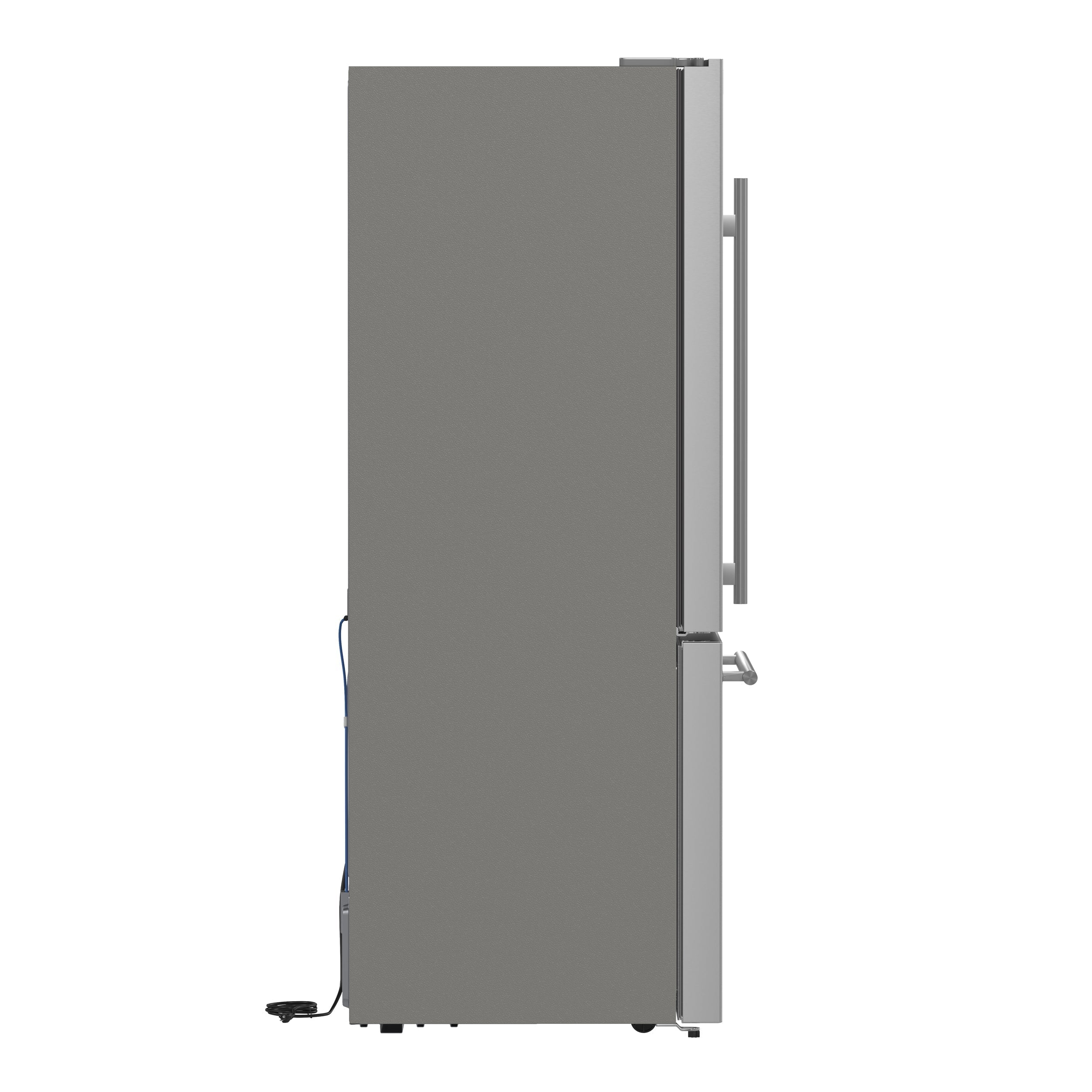 FORNO Milano 62-Inch 34.4 Cu. Ft. Side-by-Side Refrigerator with Ice Maker, Stainless Steel (FFFFD1787-60S)