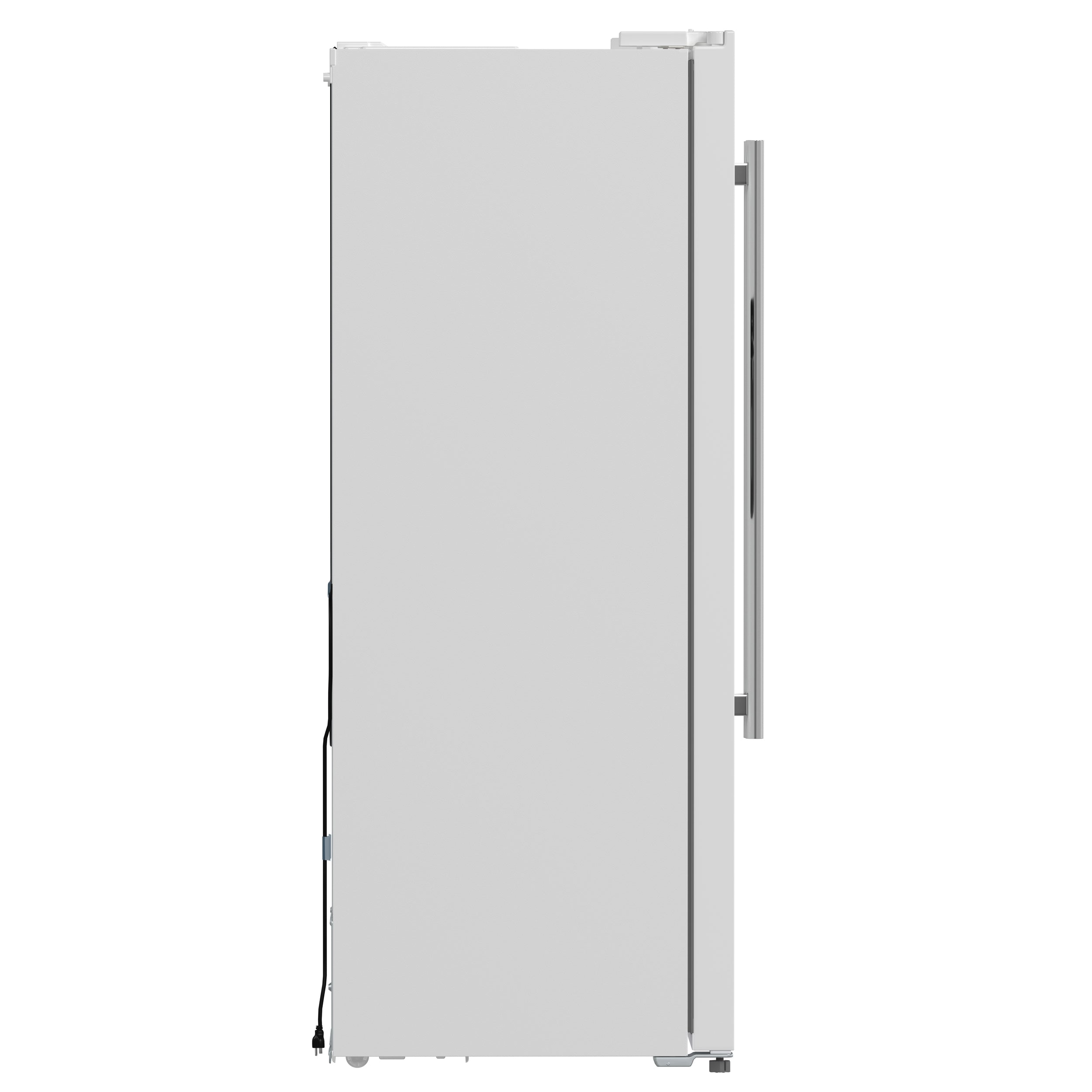 Forno Salerno 36" Side-by-Side Refrigerator, 20 cu. ft., White, External Water & Ice Dispenser, Stainless Steel Handles, FFRBI1844-36WHT